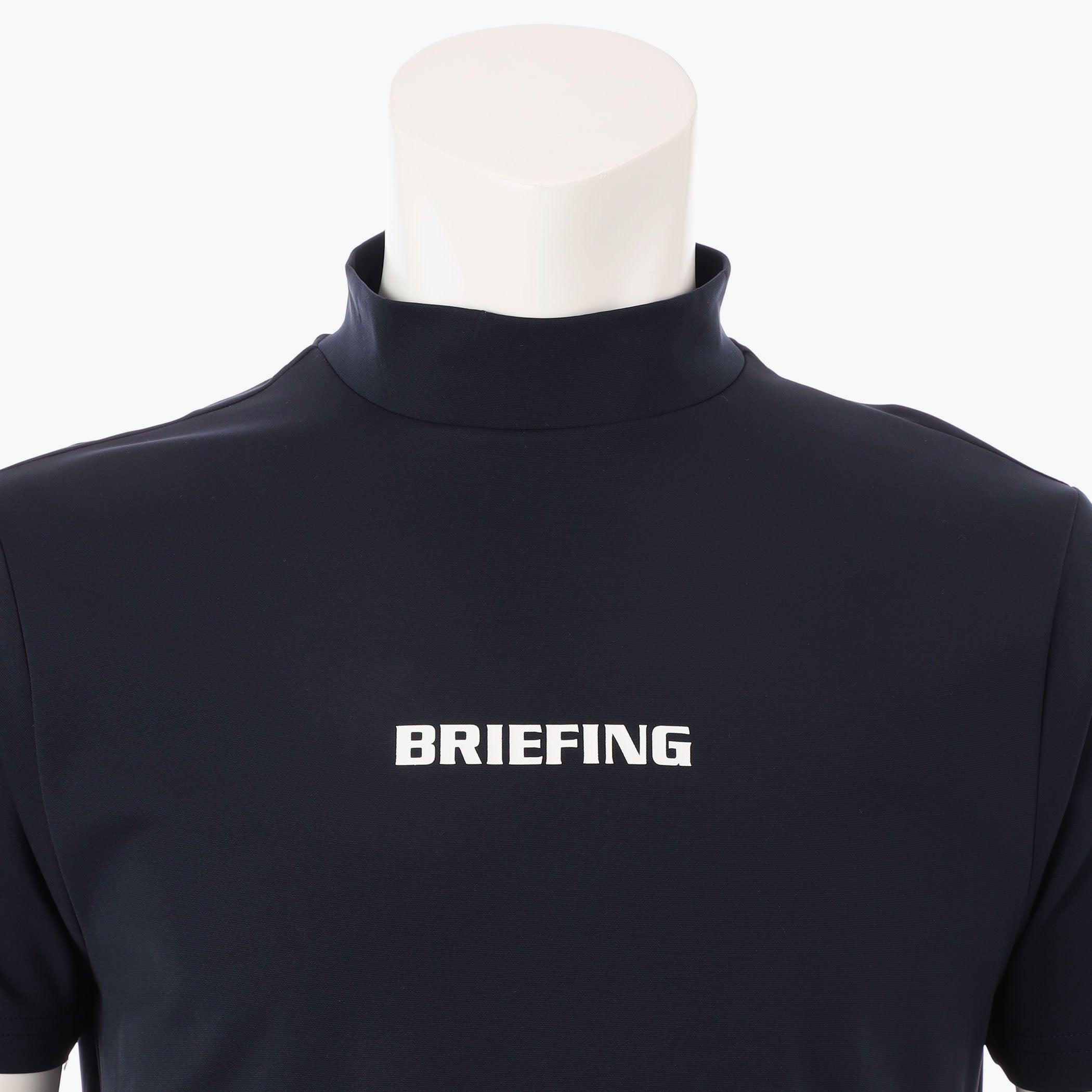 BRIEFING GOLF MEN’S COLLEGE HIGHNECK MEN'S TOUR HIGHNECK Lightweight Quick Dry Golf Mock Neck