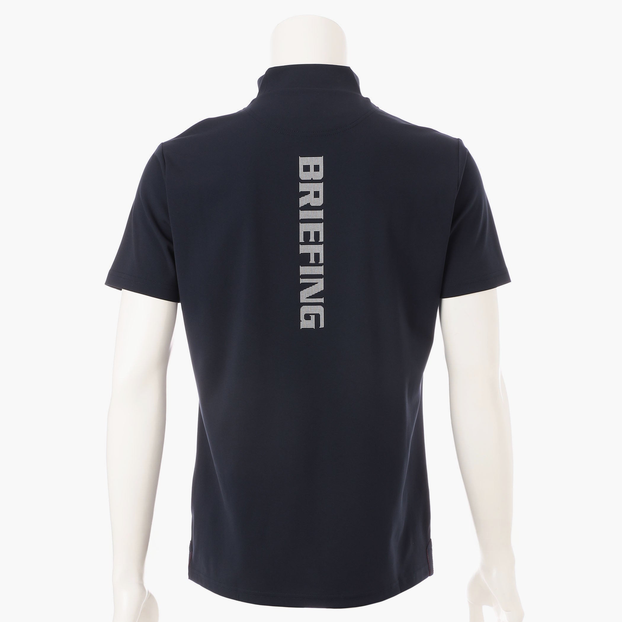 BRIEFING GOLF MEN’S COLLEGE HIGHNECK MEN'S TOUR HIGHNECK Lightweight Quick Dry Golf Mock Neck