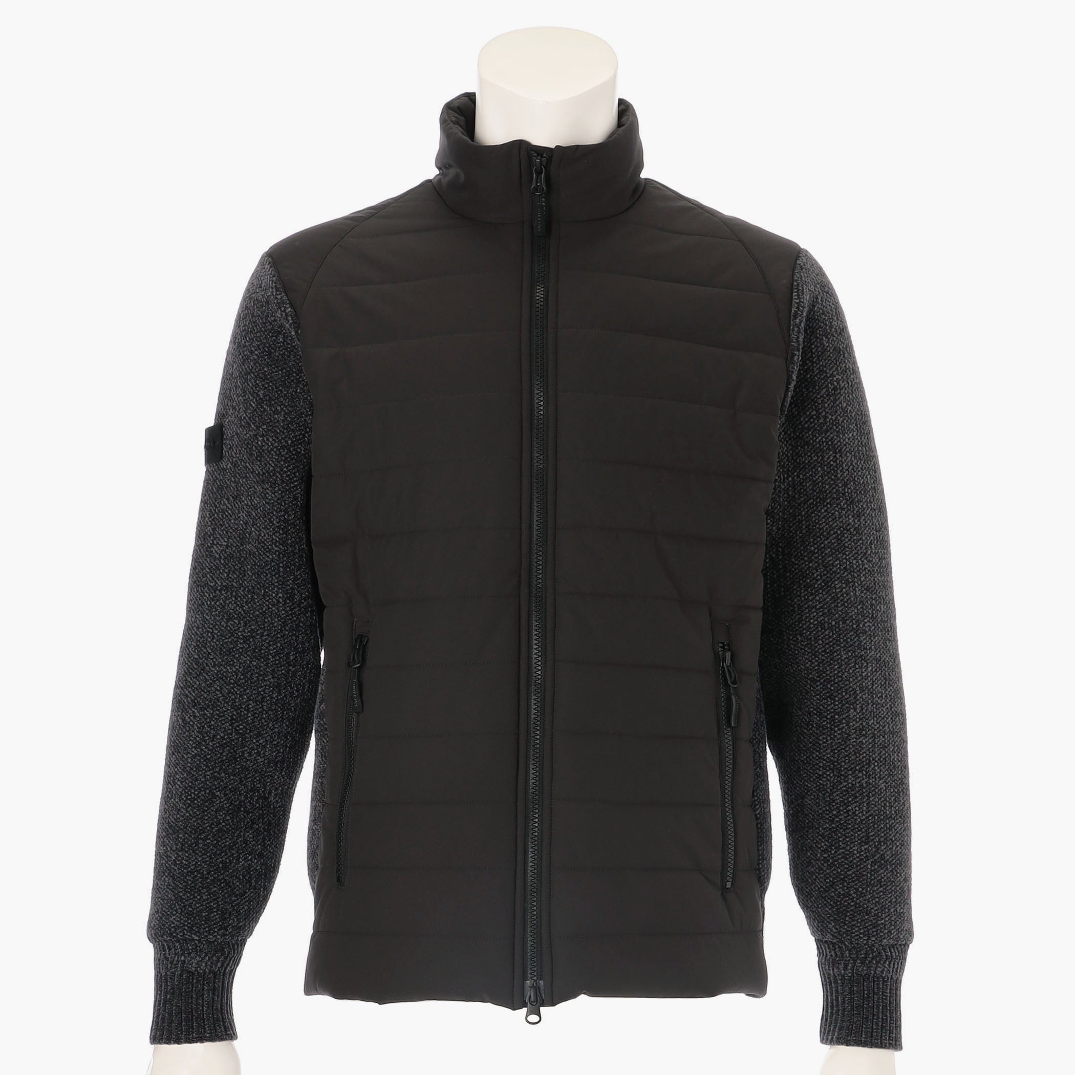 MEN'S WINDBLOCK MOLE YARN KNIT BLOUSON