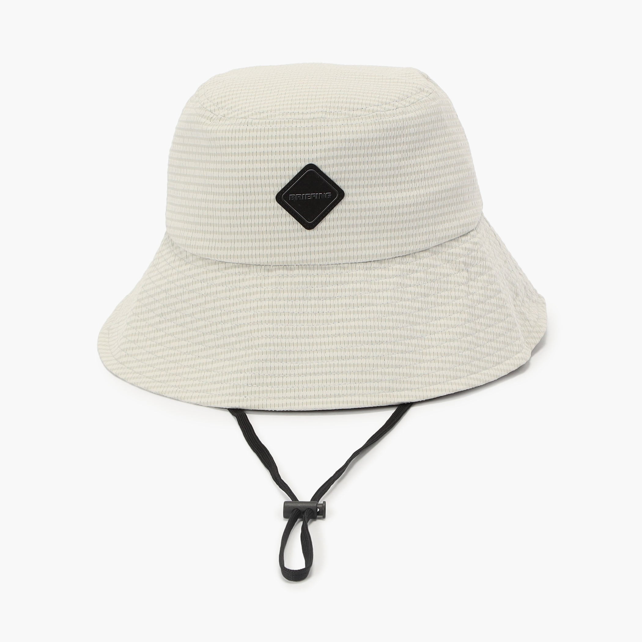 WOMEN'S SEERSUCKER CORD STRAP WIDE HAT
