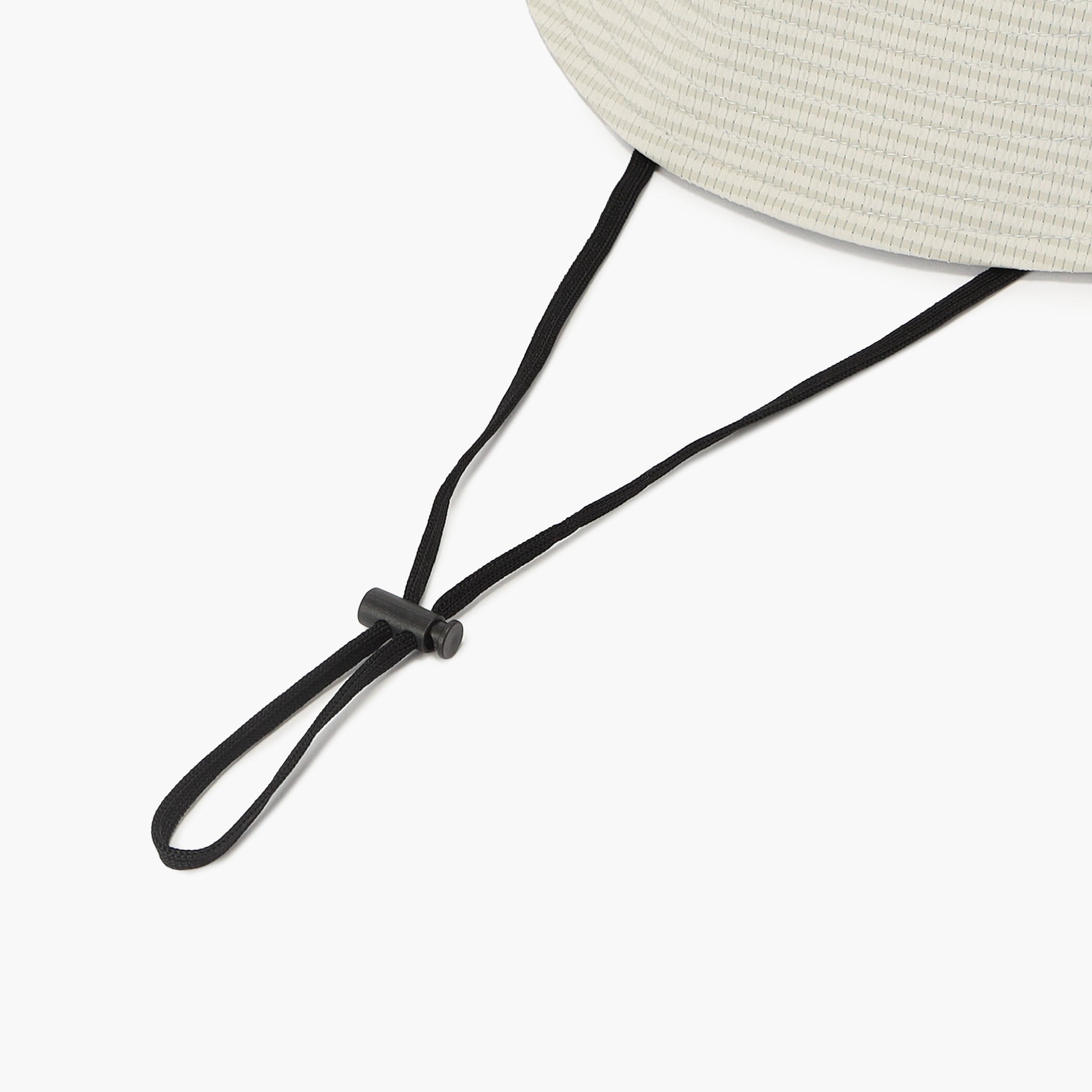 WOMEN'S SEERSUCKER CORD STRAP WIDE HAT