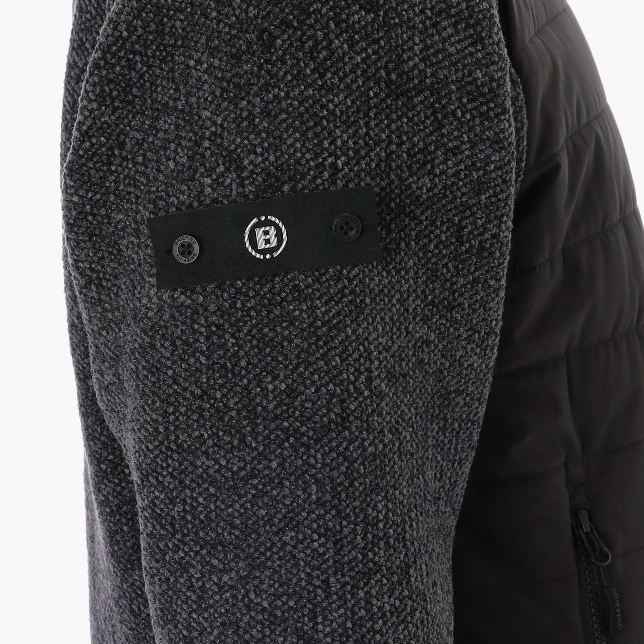 MEN'S WINDBLOCK MOLE YARN KNIT BLOUSON