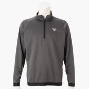 REF MEN'S HEM LOGO LS HALFZIP