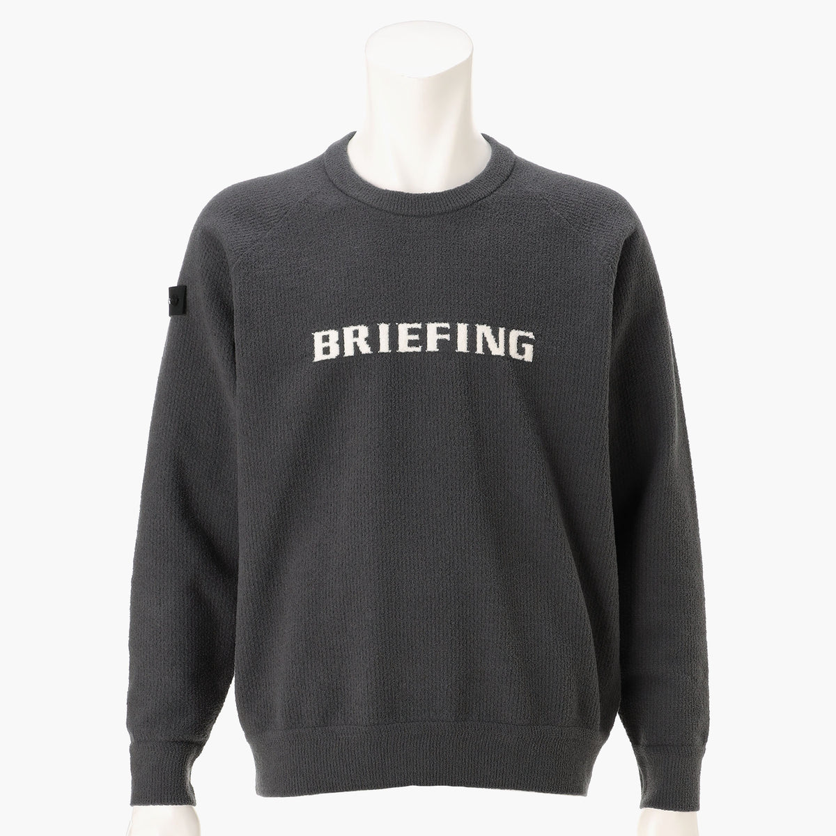 BRIEFING MEN’S AIRY YARN KNIT CREWNECK, Apparels, Golf