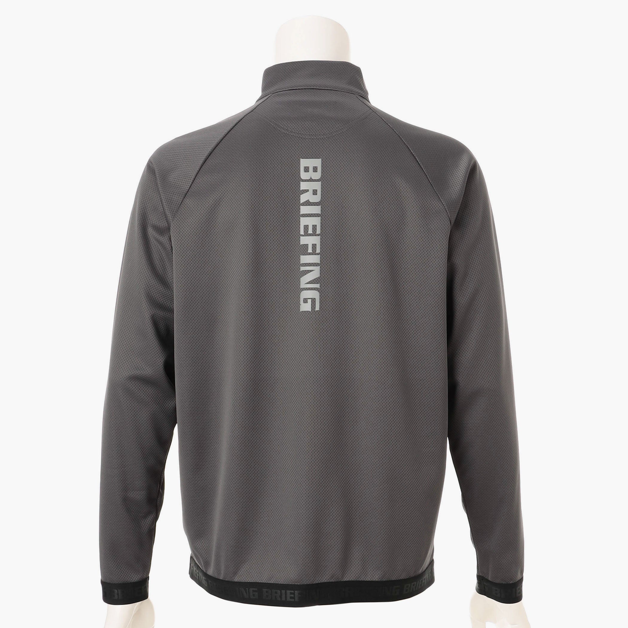 REF MEN'S HEM LOGO LS HALFZIP