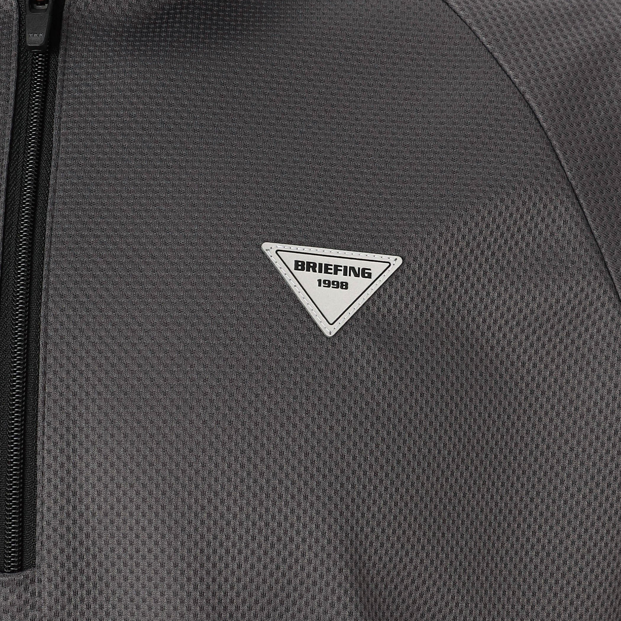 REF MEN'S HEM LOGO LS HALFZIP
