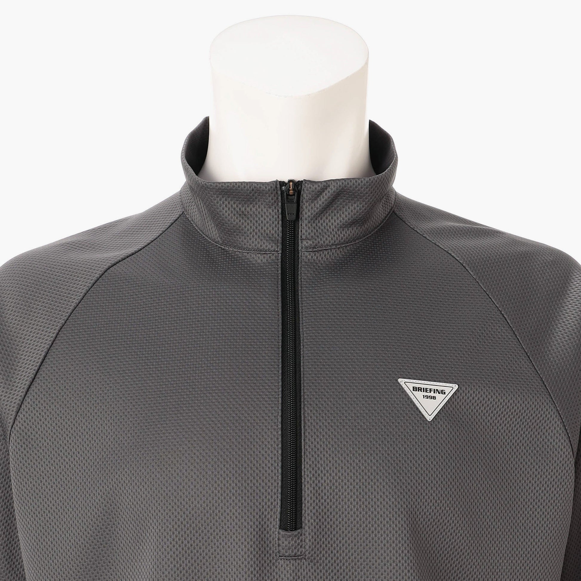 BRIEFING REF MEN'S HEM LOGO LS HALFZIP, Apparels, Golf