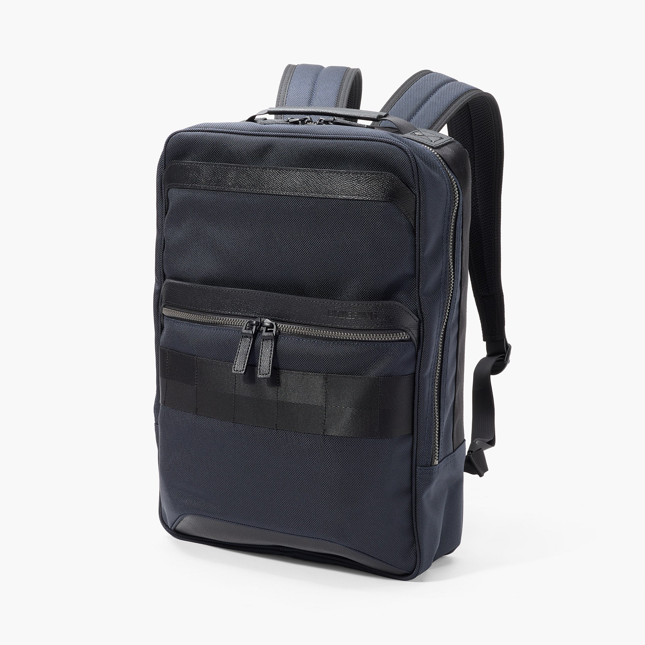 BRIEFING FUSION SQ PACK HD ブラック FUSION SQ PACK HD Waterproof Leather and Nylon Backpack - BRIEFING