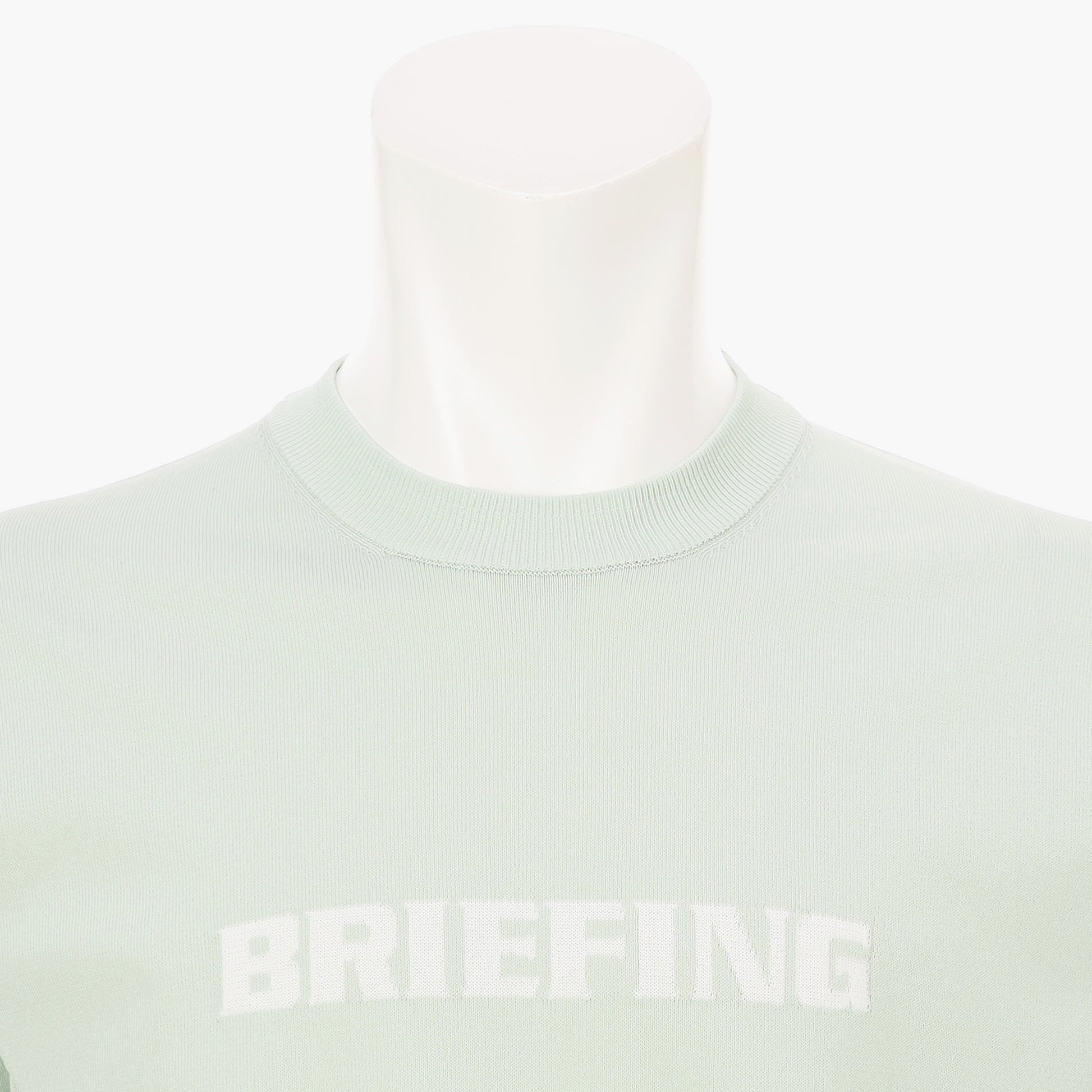 BRIEFING MENS WR CREWNECK KNIT, Apparels, Golf