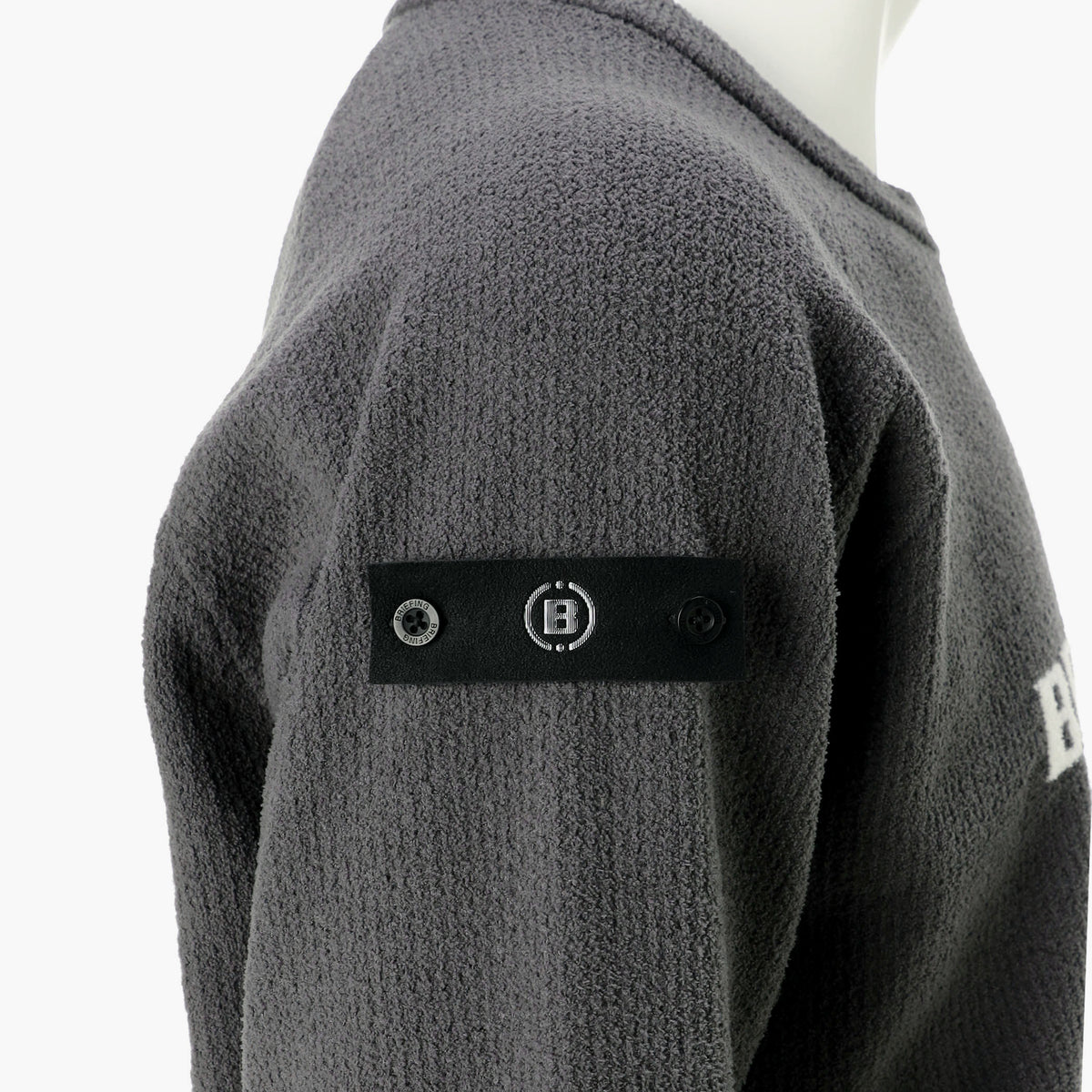 BRIEFING MEN’S AIRY YARN KNIT CREWNECK, Apparels, Golf