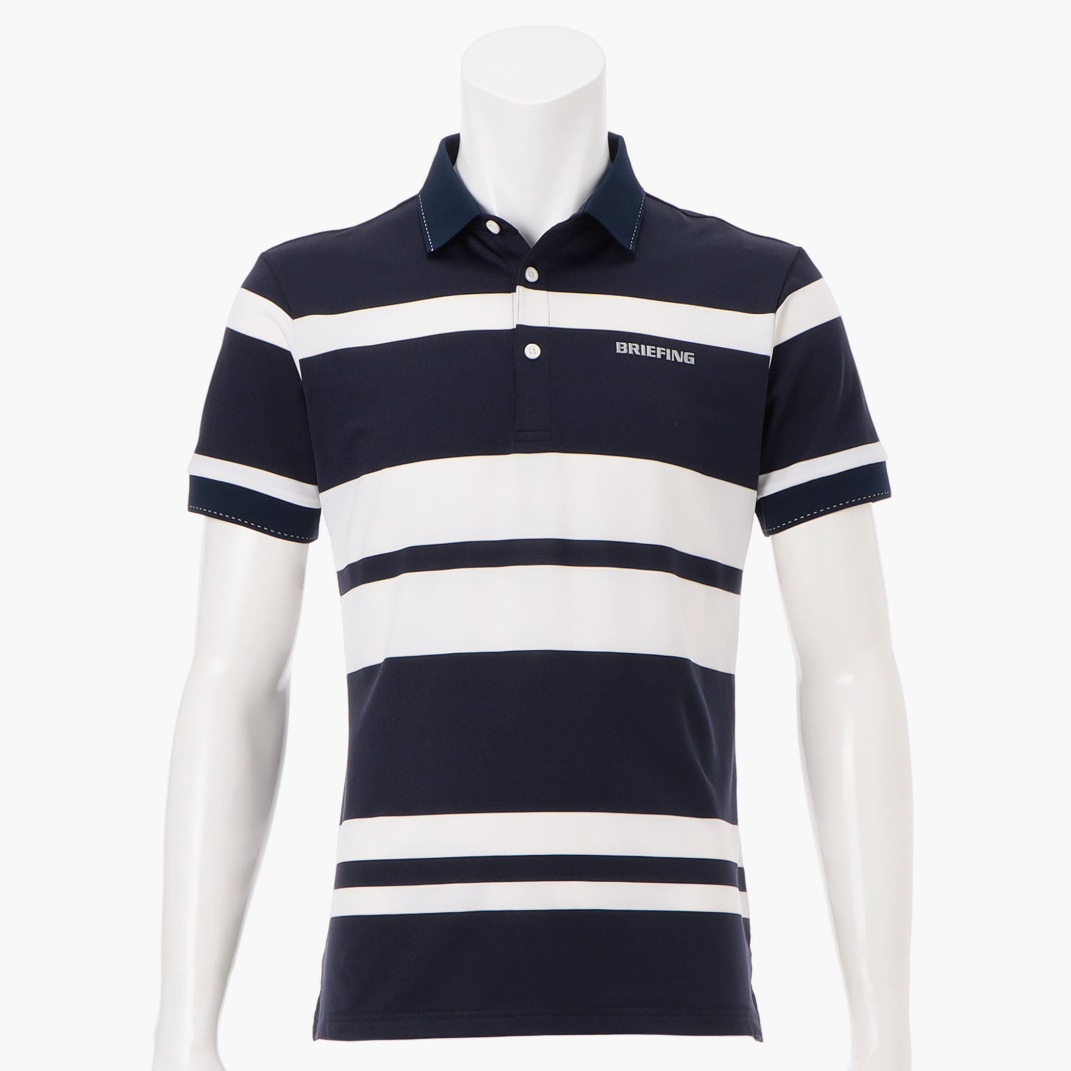 MEN’S PANEL STRIPE POLO