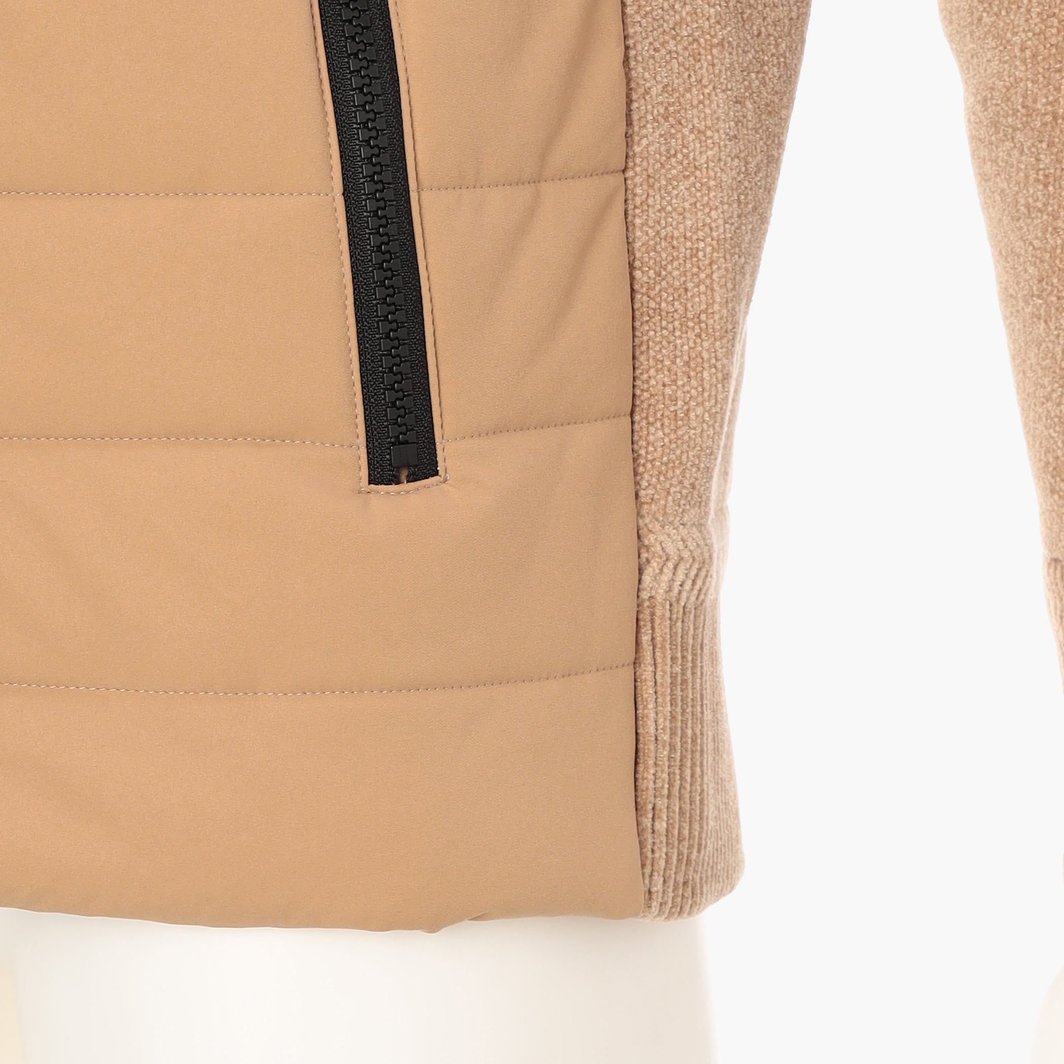 MEN'S WINDBLOCK MOLE YARN KNIT BLOUSON