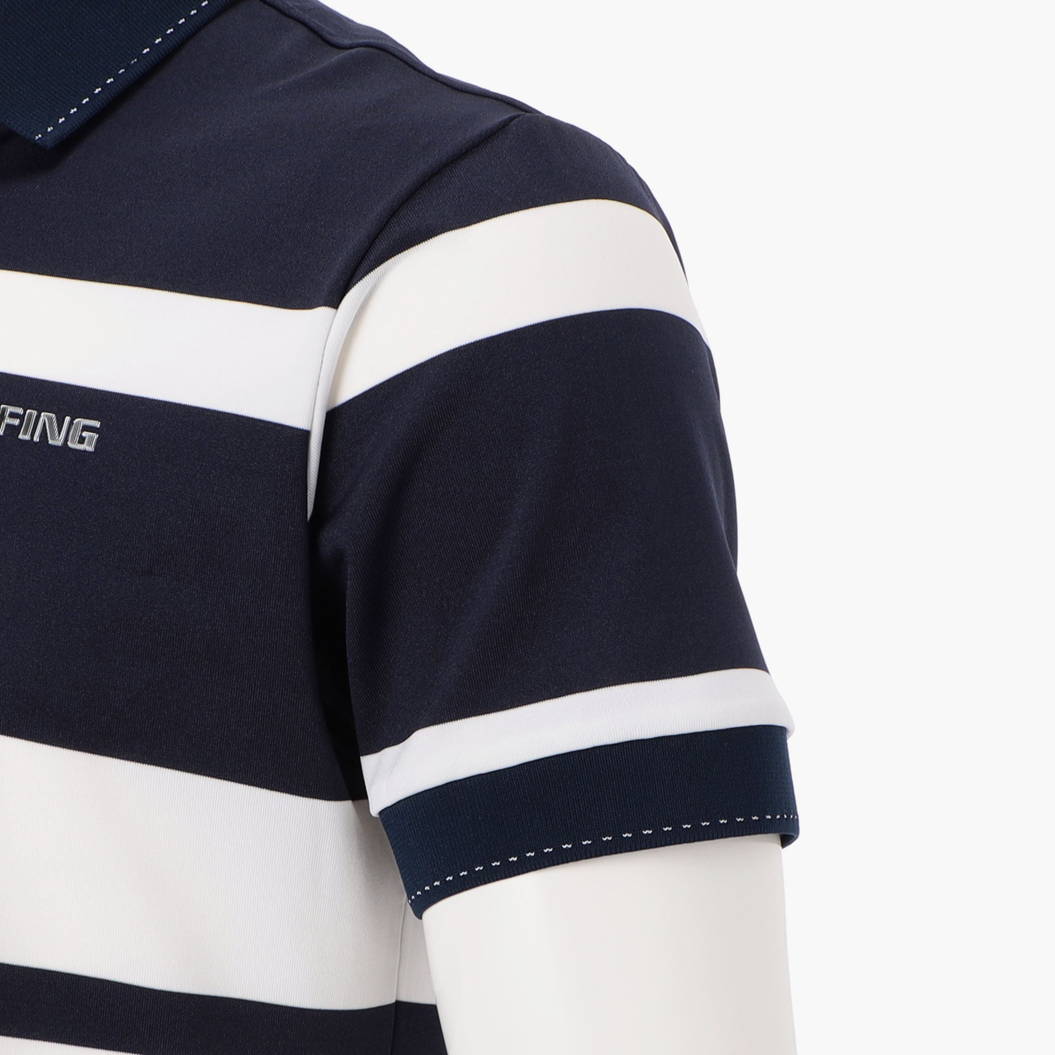 MEN’S PANEL STRIPE POLO