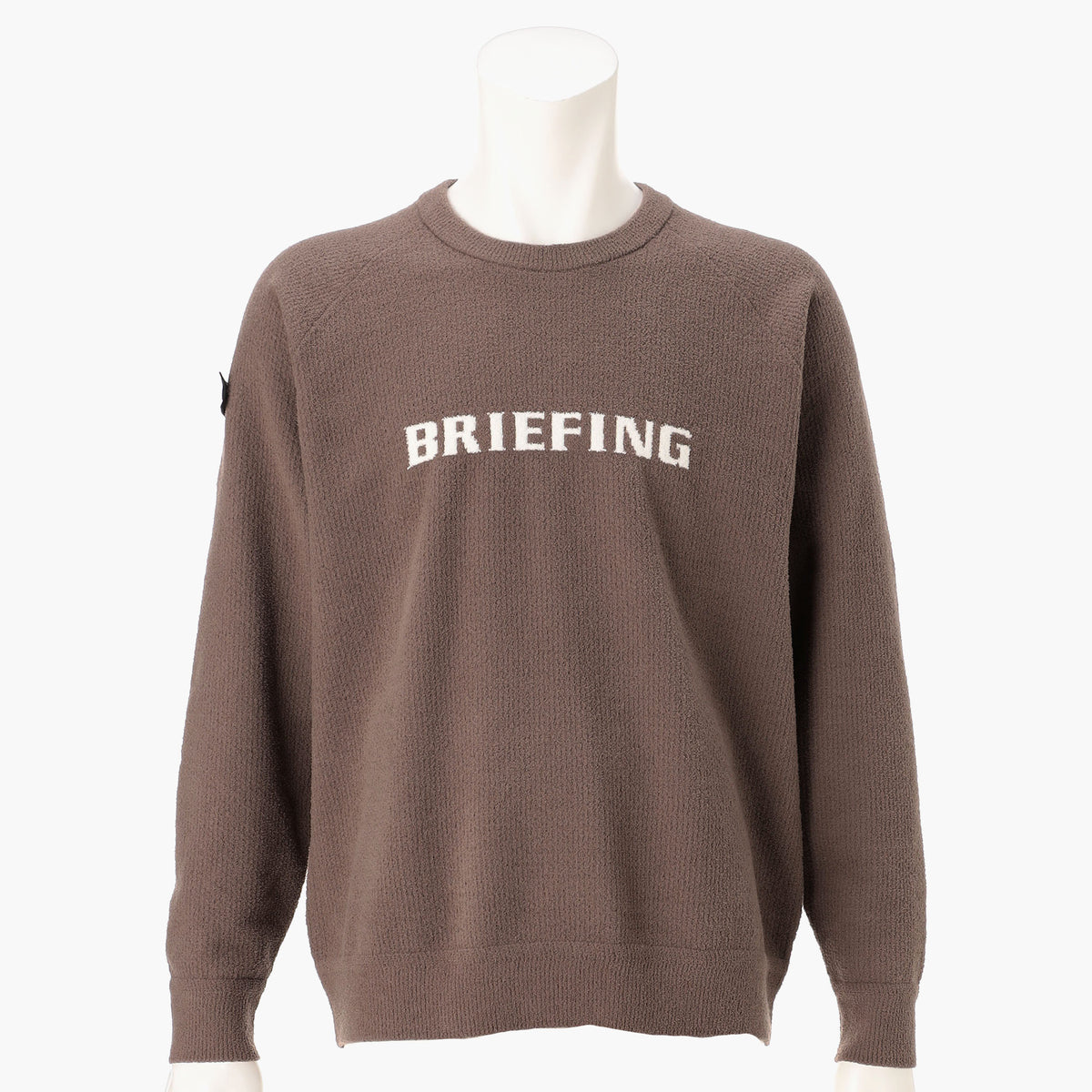 BRIEFING MEN’S AIRY YARN KNIT CREWNECK, Apparels, Golf