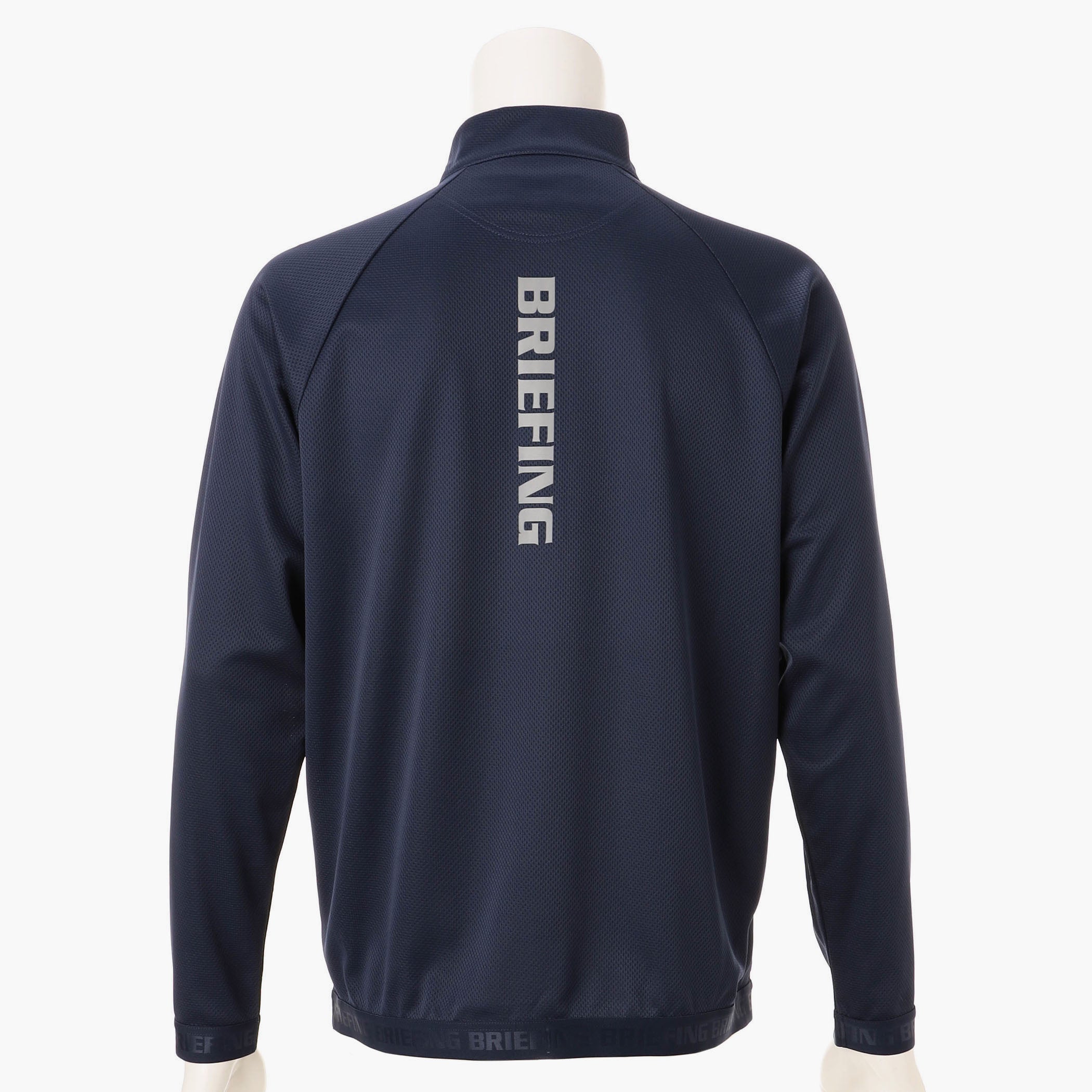 REF MEN'S HEM LOGO LS HALFZIP