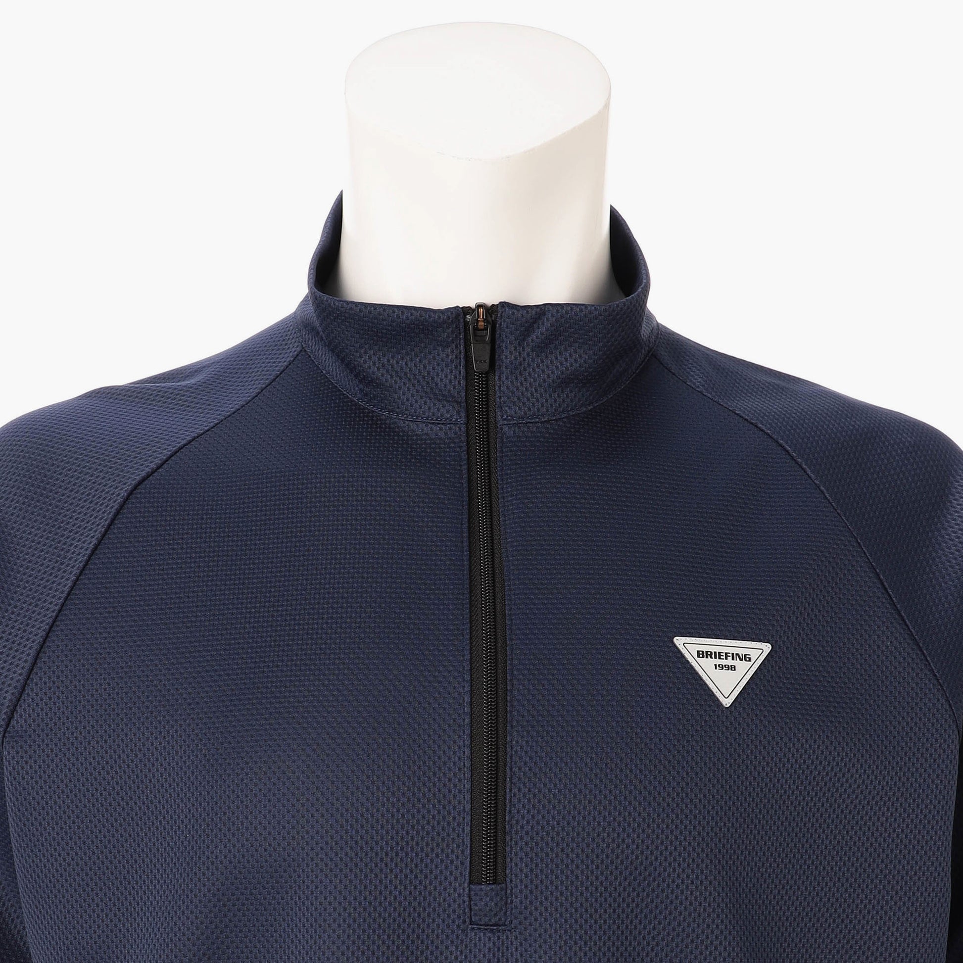 BRIEFING REF MEN'S HEM LOGO LS HALFZIP, Apparels, Golf
