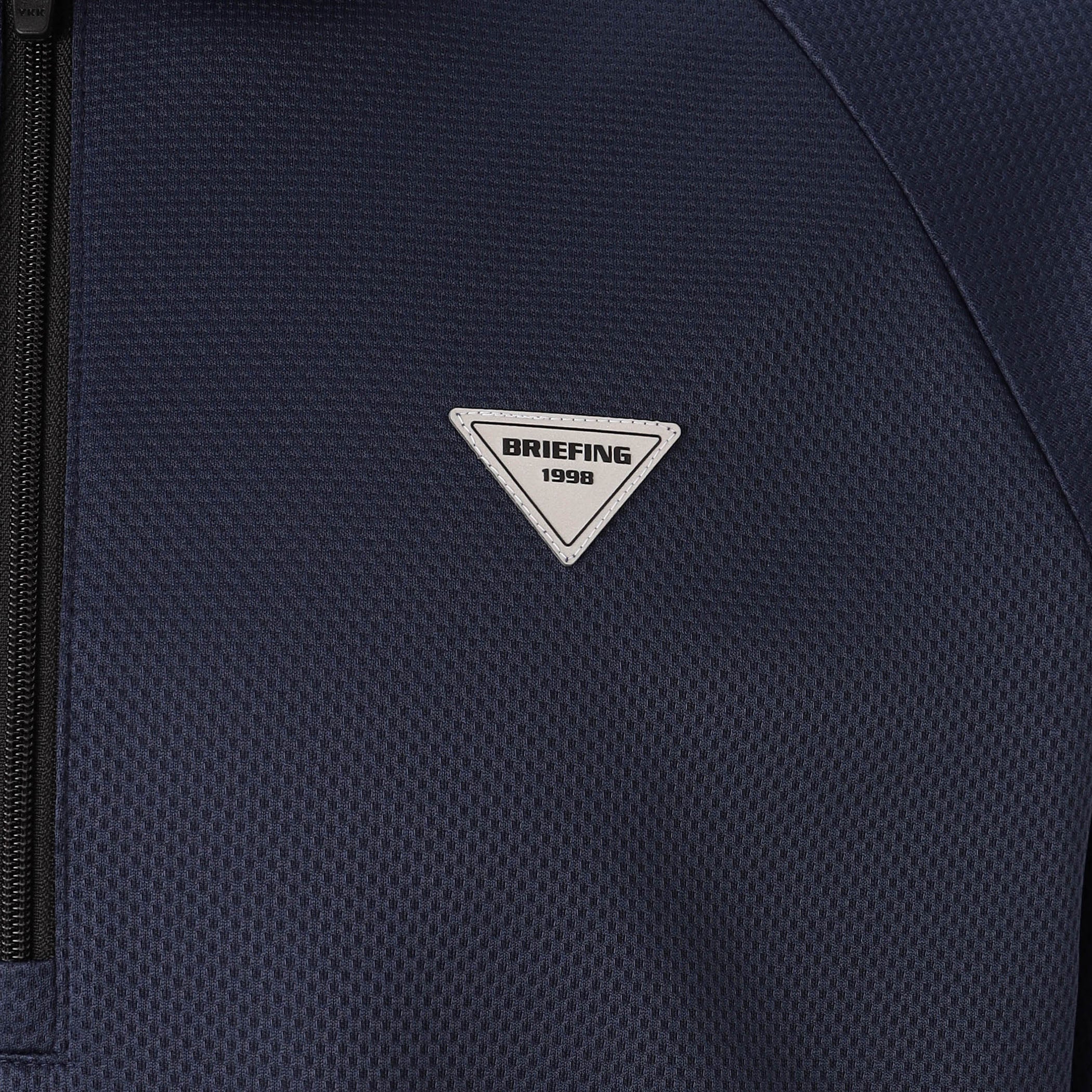 REF MEN'S HEM LOGO LS HALFZIP