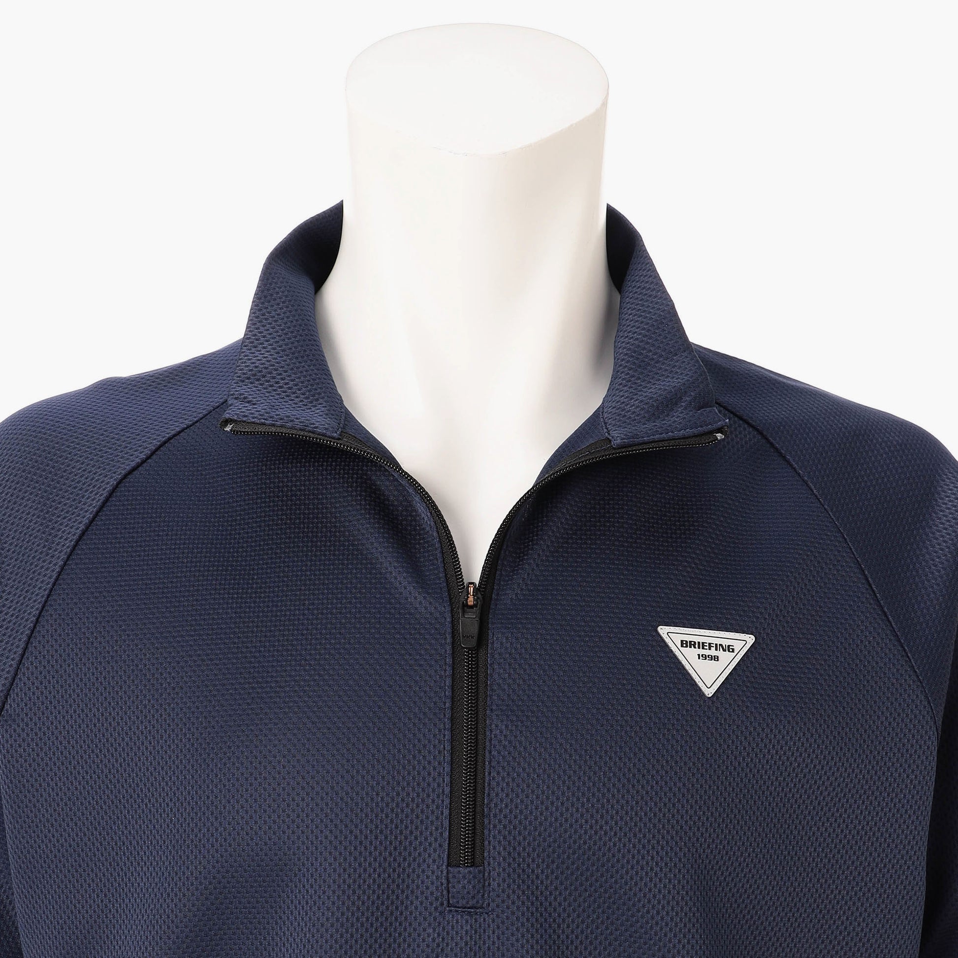 BRIEFING REF MEN'S HEM LOGO LS HALFZIP, Apparels, Golf