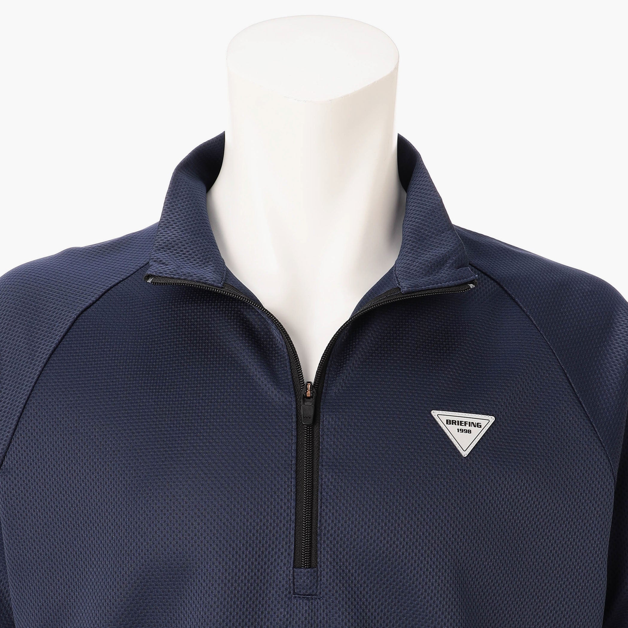 REF MEN'S HEM LOGO LS HALFZIP