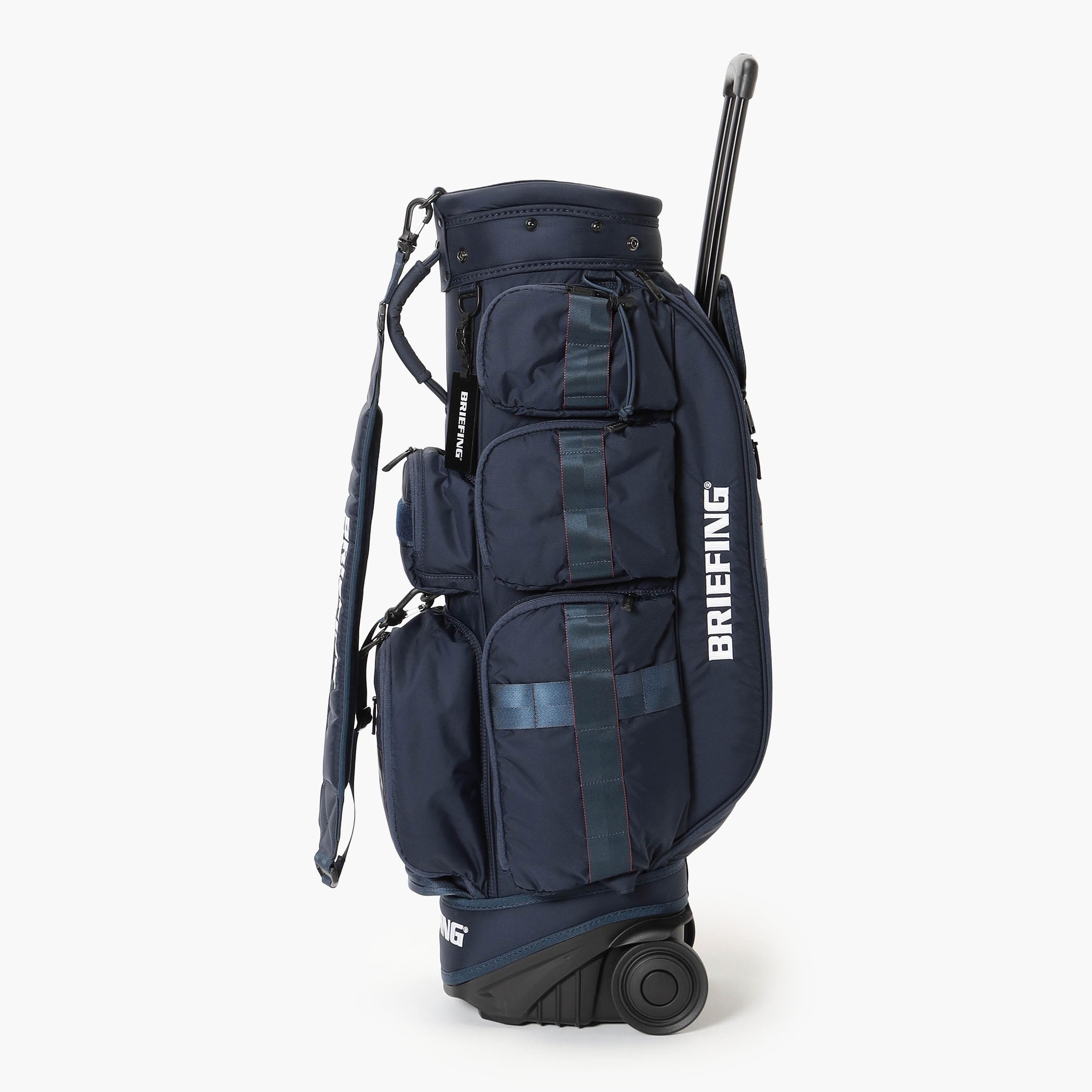 ブリーフィング CR-6 CASTER CS SERIES ネイビー CR-6 CR 6 Caster Golf Caddie Bag with Wheels CS Series - BRIEFING