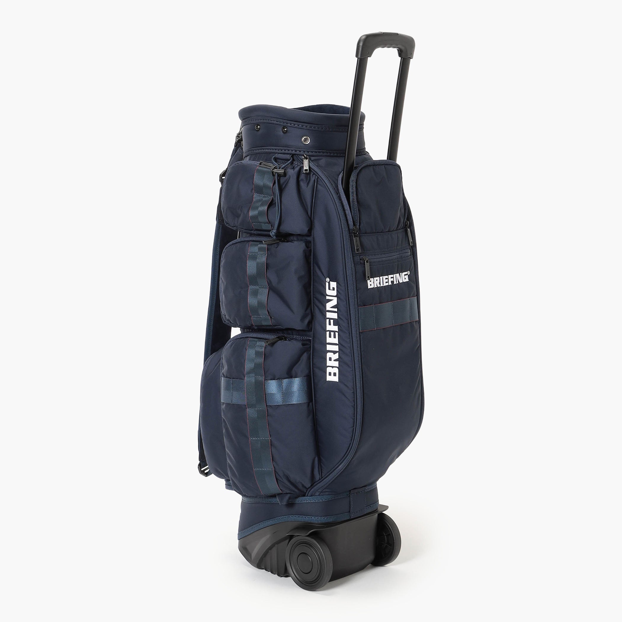 ブリーフィング CR-6 CASTER CS SERIES ネイビー CR-6 CR 6 Caster Golf Caddie Bag with Wheels CS Series - BRIEFING