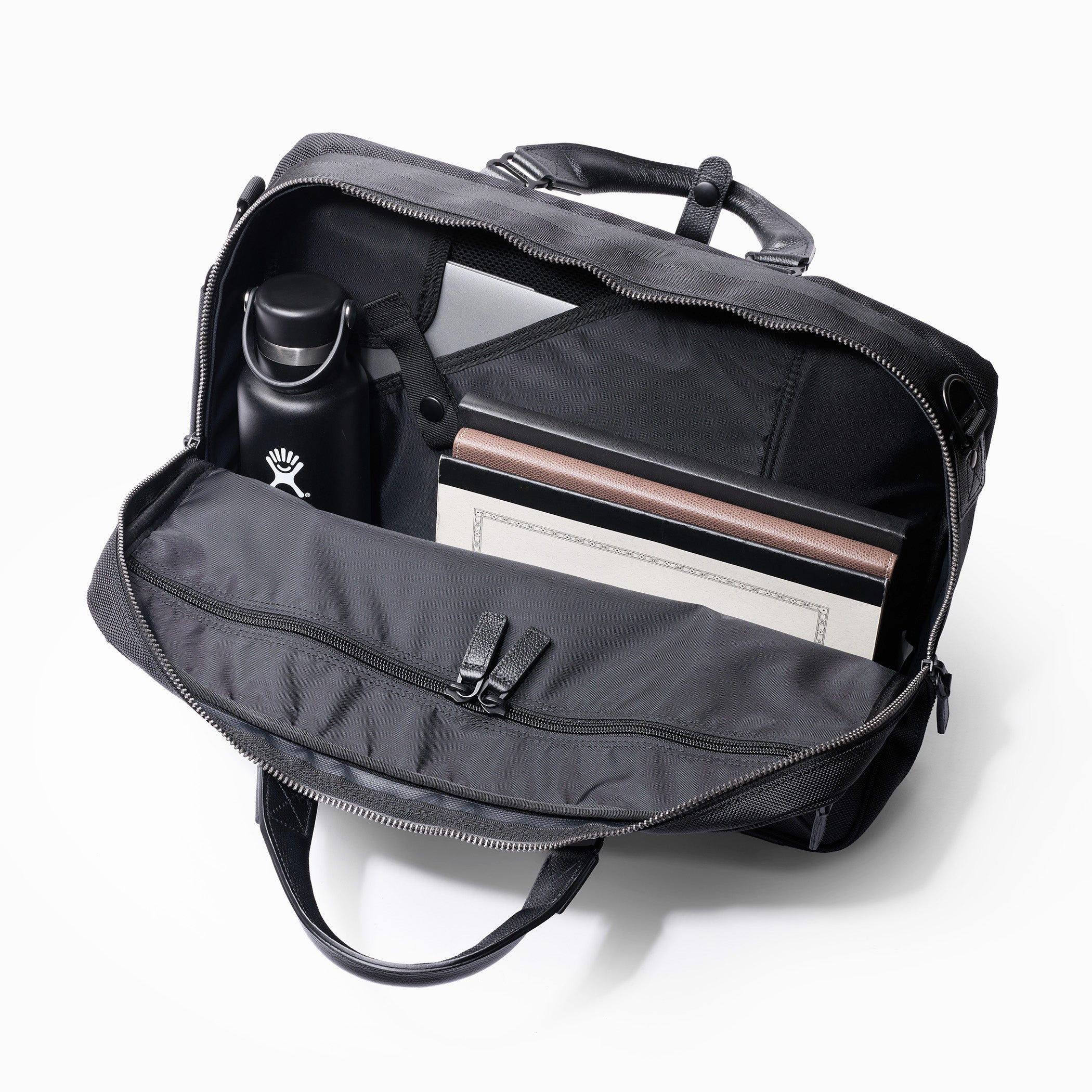 FUSION TRINITY LINER HD 3 Way Waterproof Leather Business Bag