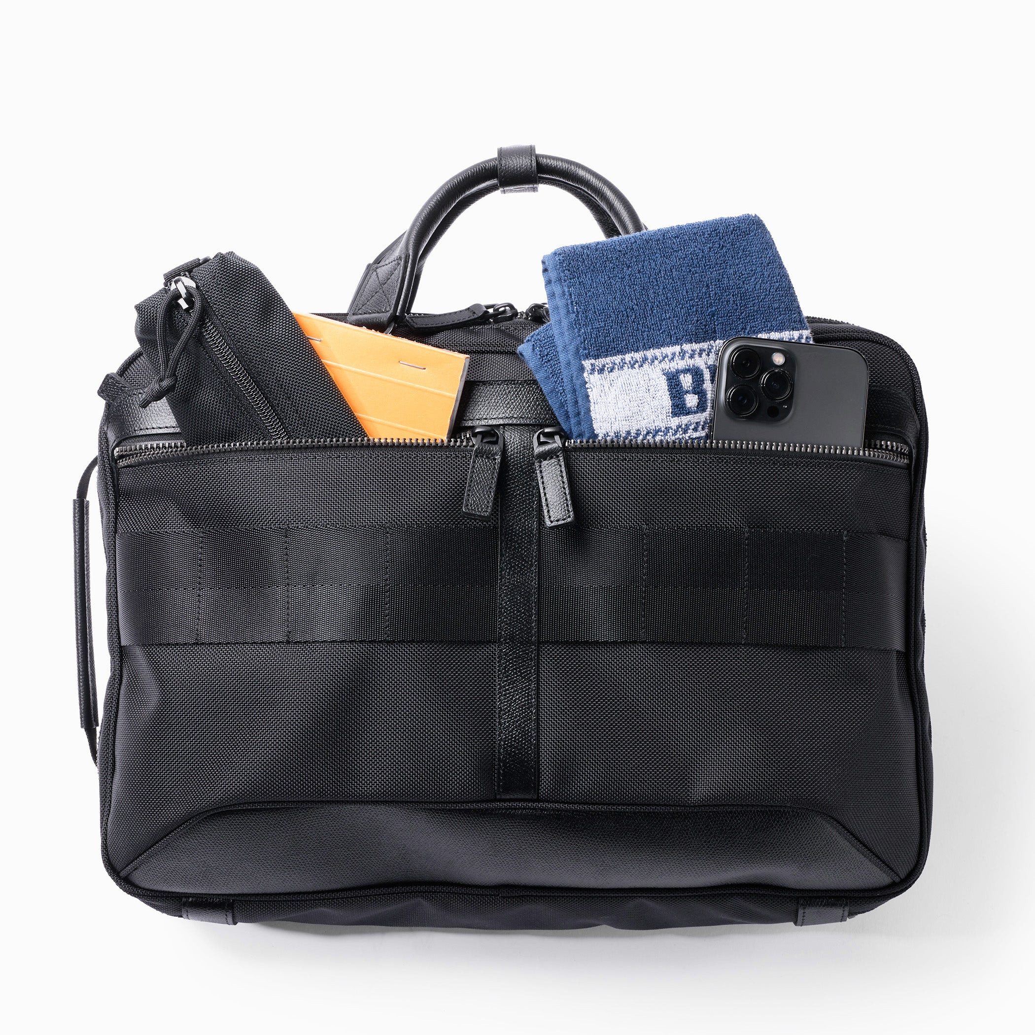 FUSION TRINITY LINER HD 3 Way Waterproof Leather Business Bag