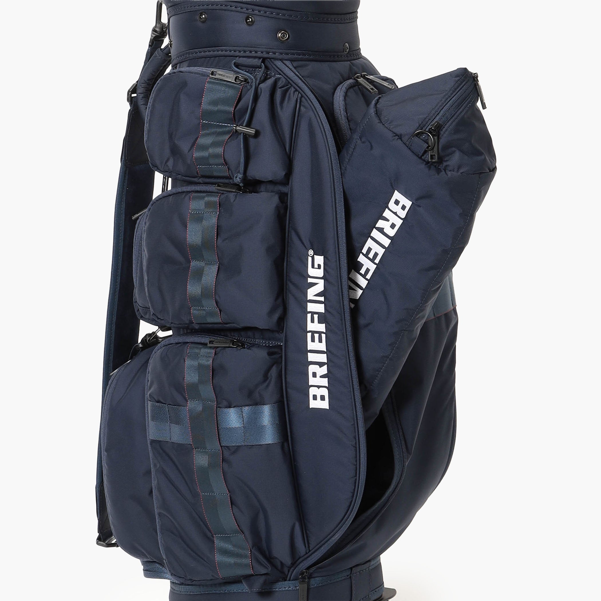 ブリーフィング CR-6 CASTER CS SERIES ネイビー CR-6 CR 6 Caster Golf Caddie Bag with Wheels CS Series - BRIEFING