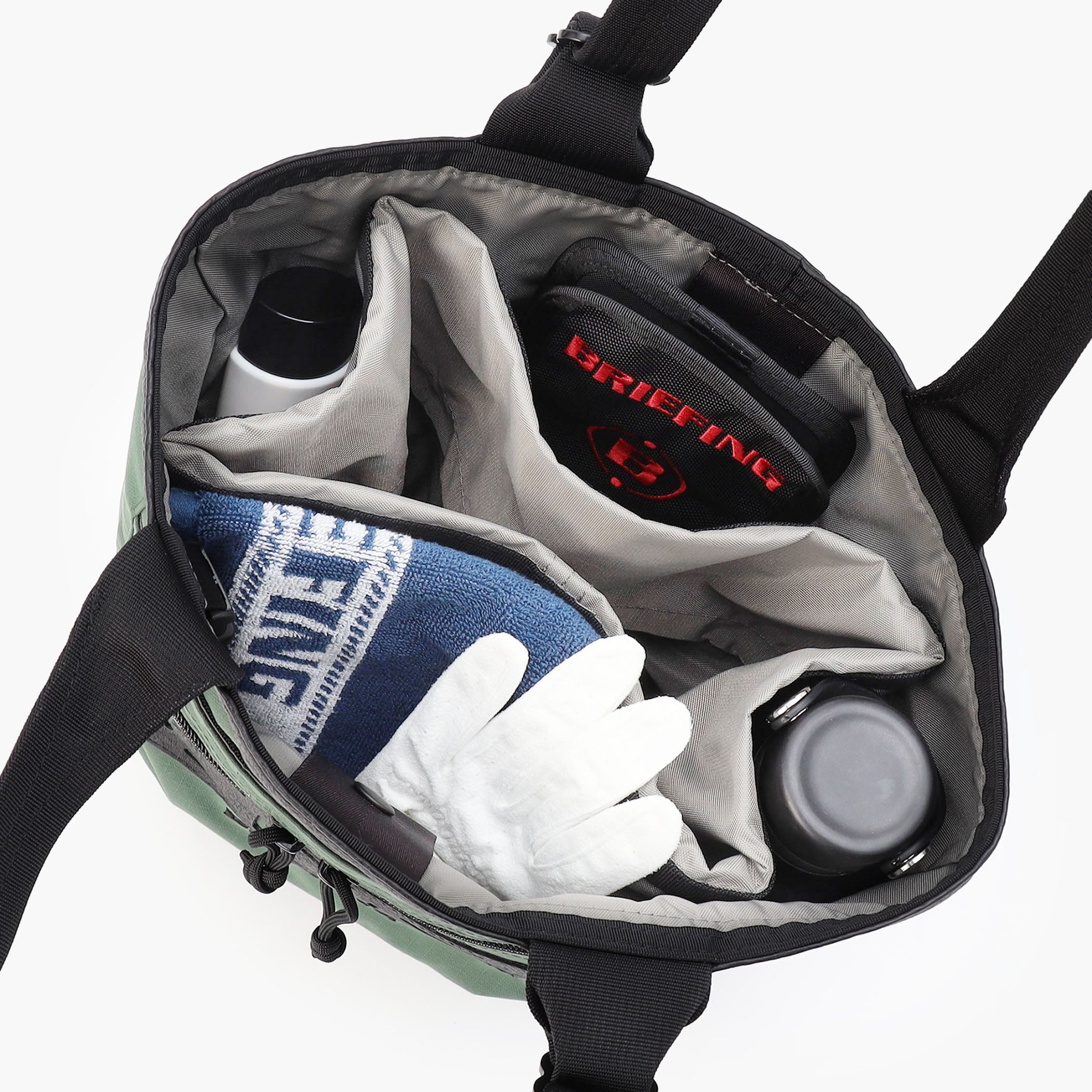 CART TOTE TALL DL FD RIP BRIEFING ゴルフバッグ CART TOTE TALL DL FD RIP Cordura Ripstop Golf Tote - BRIEFING