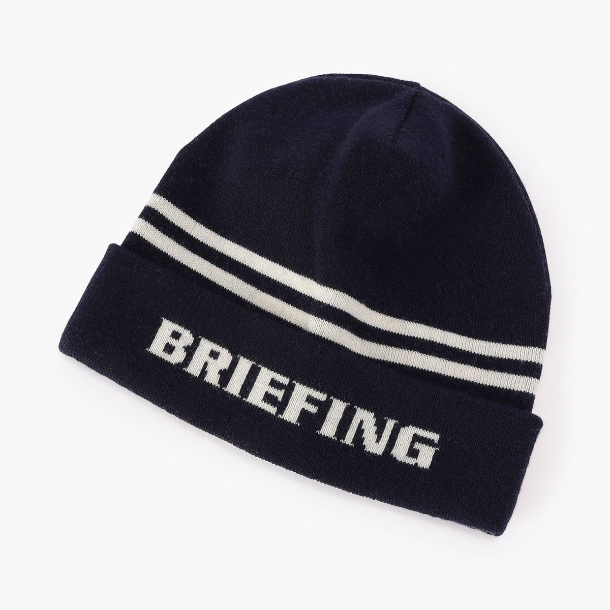 MEN’S WR WOOL KNIT DOUBLE LINE LOGO BEANIE