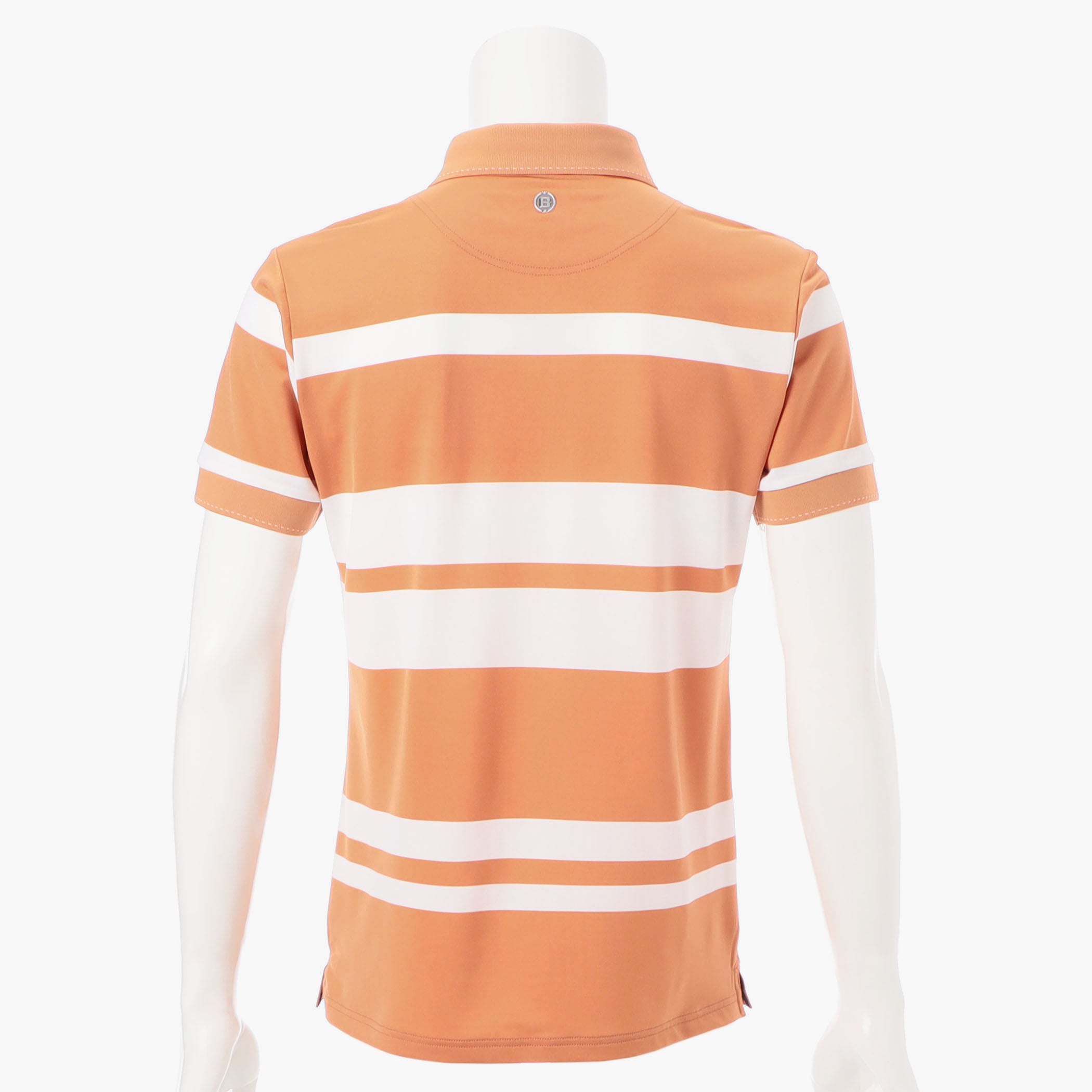 MEN'S PANEL STRIPE POLO Stretch Golf Polo Shirt - BRIEFING