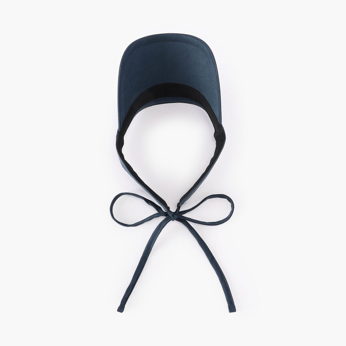 BRIEFING WOMEN’S SUEDE SMALL LOGO RIBBON VISOR, Accessories, Golf