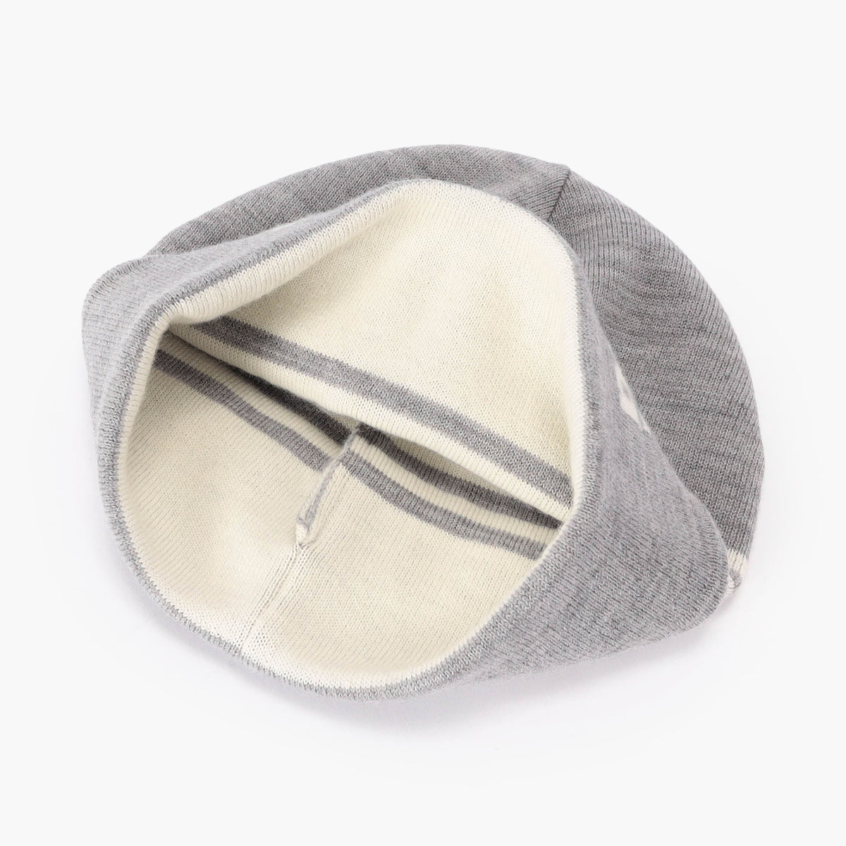 BRIEFING MEN’S WR WOOL KNIT DOUBLE LINE LOGO BEANIE, Accessories, Golf