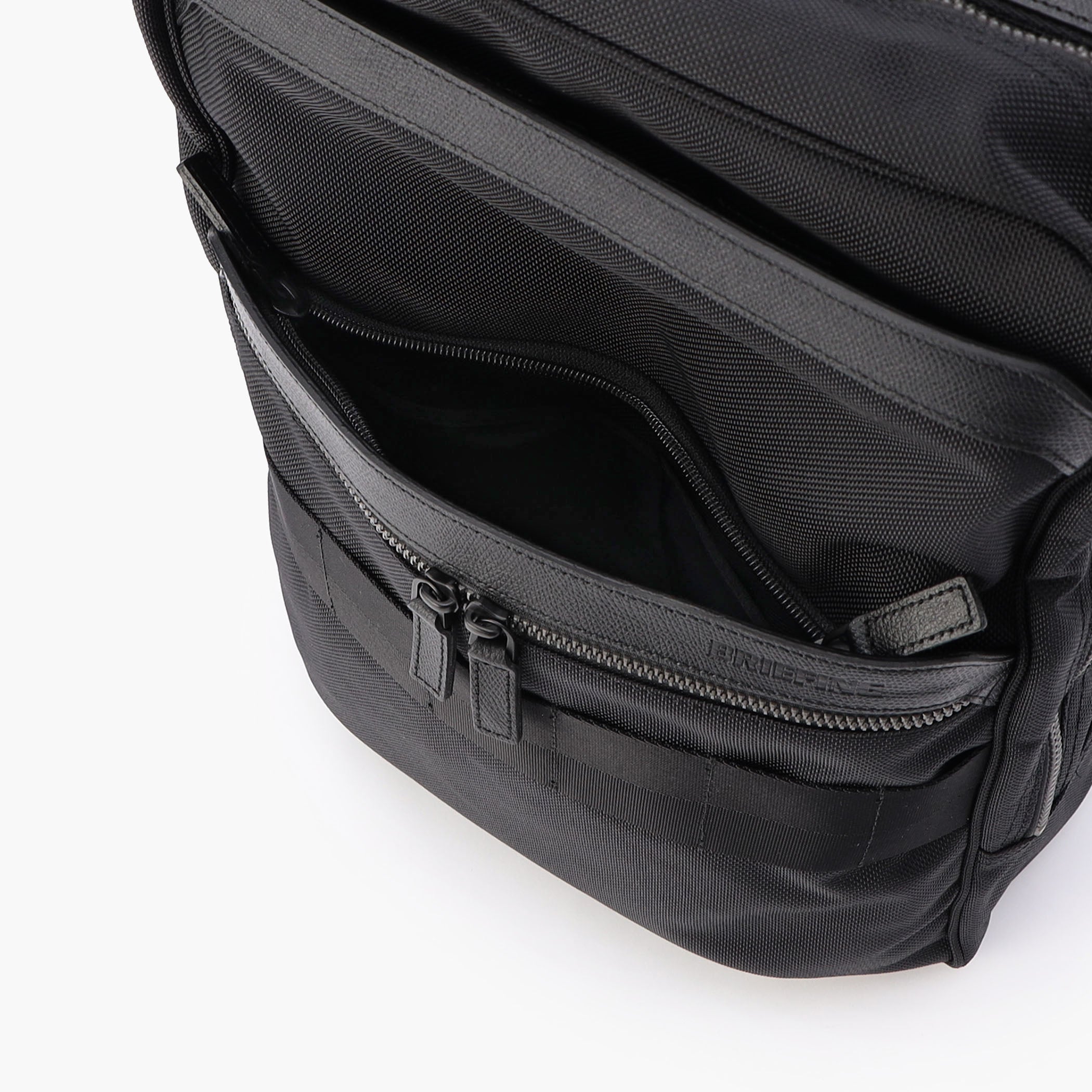 FUSION SQ PACK HD Waterproof Leather and Nylon Backpack - BRIEFING