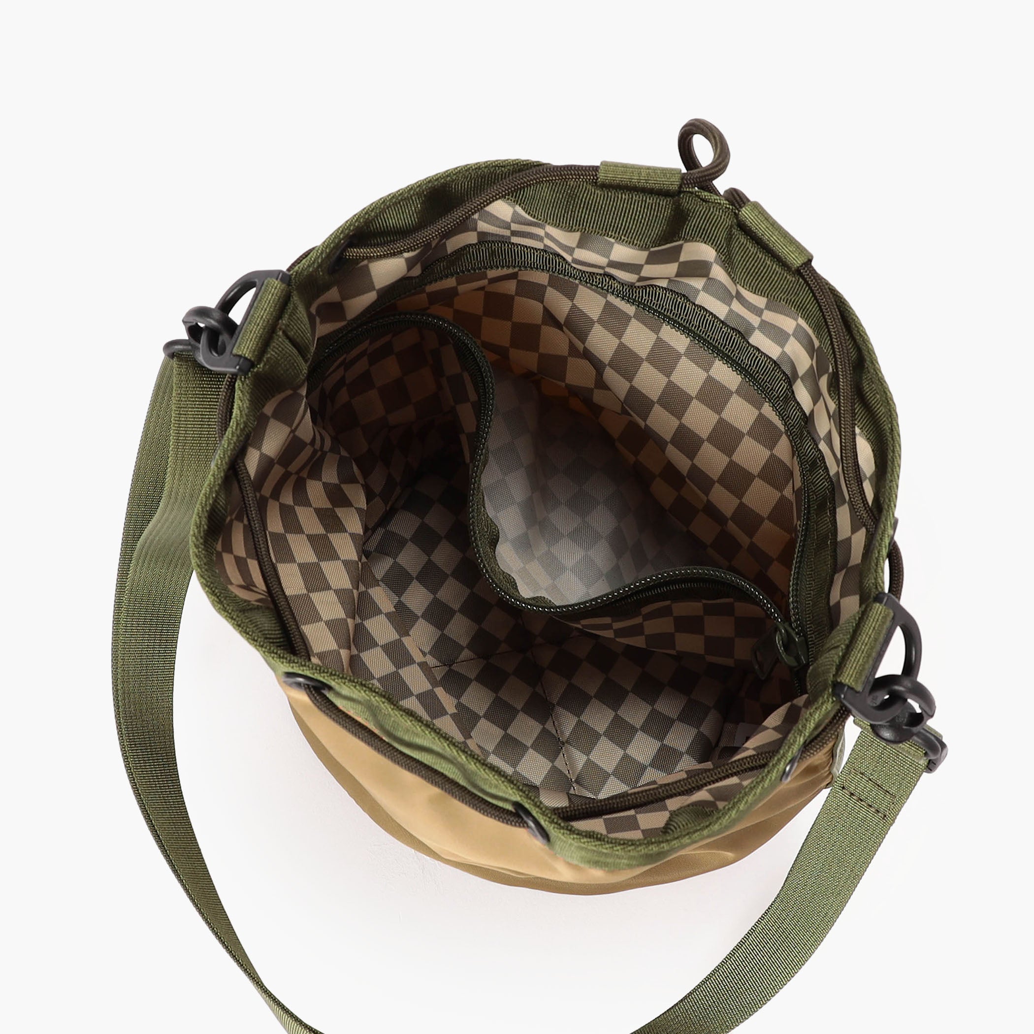 DUAL DRAWSTRING SHOULDER Reversible Shoulder Bag | BRIEFING