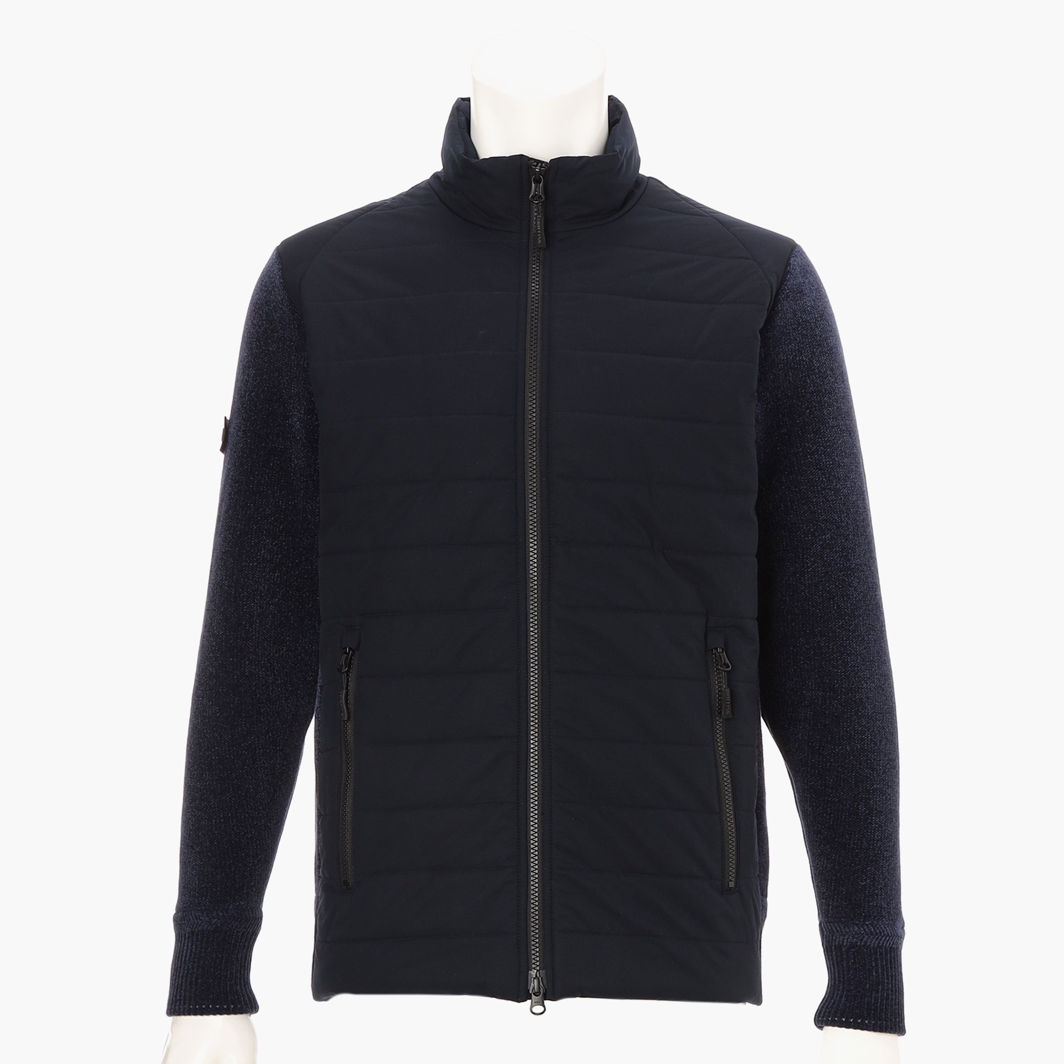 MEN'S WINDBLOCK MOLE YARN KNIT BLOUSON Wind Resistant Golf Jacket