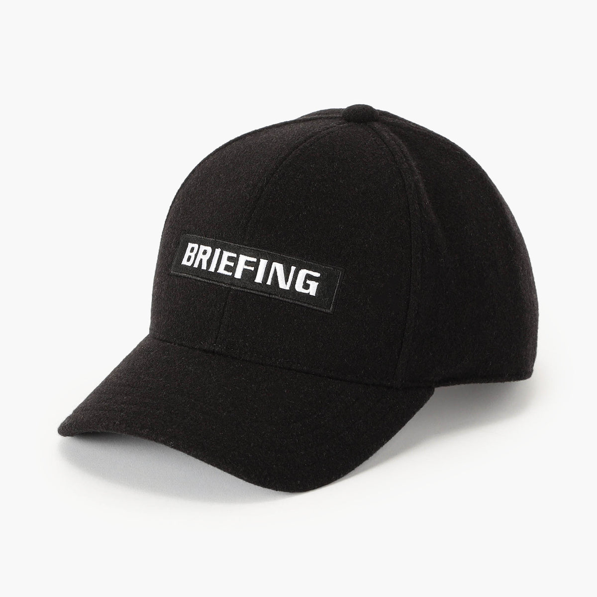 BRIEFING MEN'S WOOLY BOX LOGO CAP, Accessories, Golf
