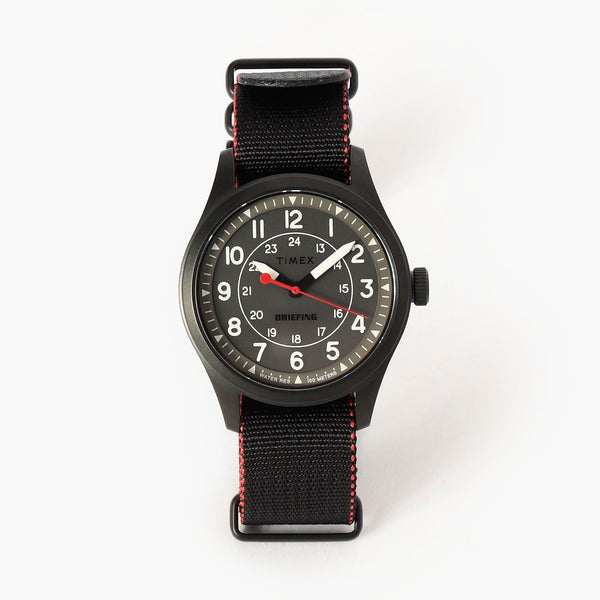 週末限定価格 BRIEFING X TIMEX FIELD WATCH BRIEFING TIMEX Expedition Field Watch Solar Military Watch 36mm