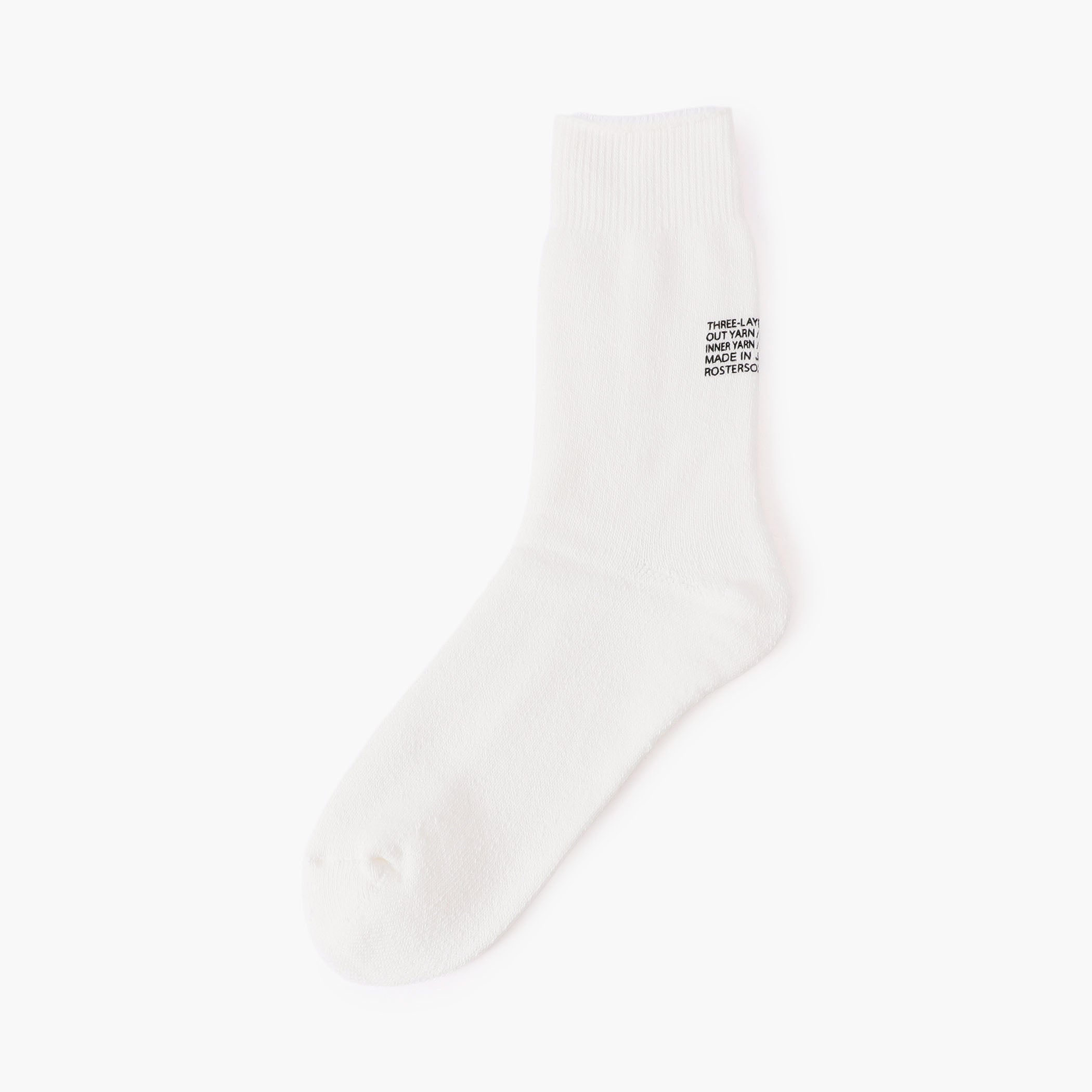 BR×ROSTER SOX HEEL LOGO 3 LAYERS SOCKS
