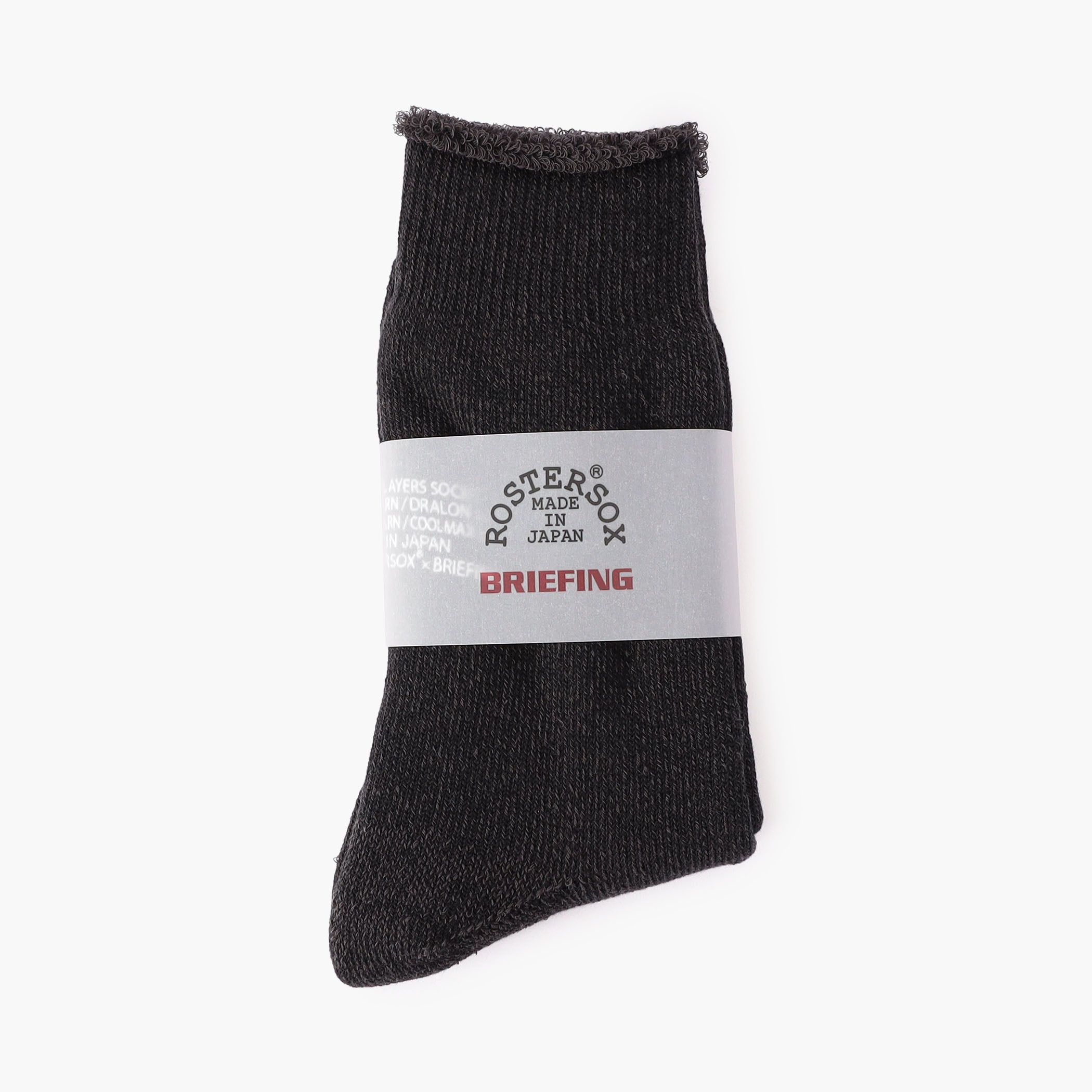 BR×ROSTER SOX HEEL LOGO 3 LAYERS SOCKS