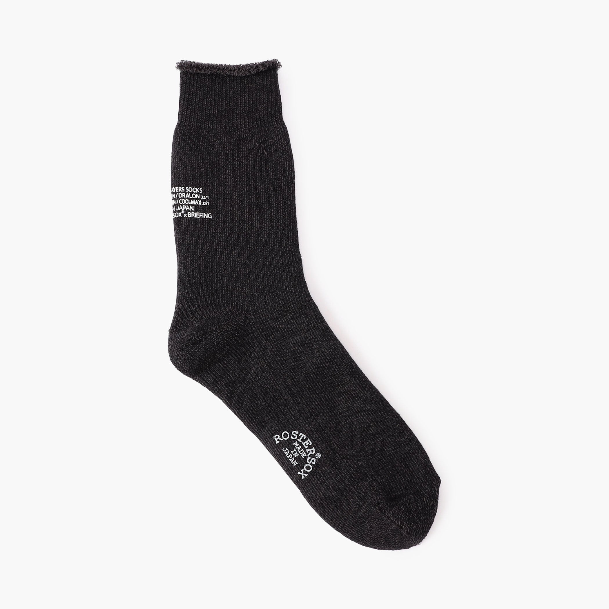 BR×ROSTER SOX HEEL LOGO 3 LAYERS SOCKS