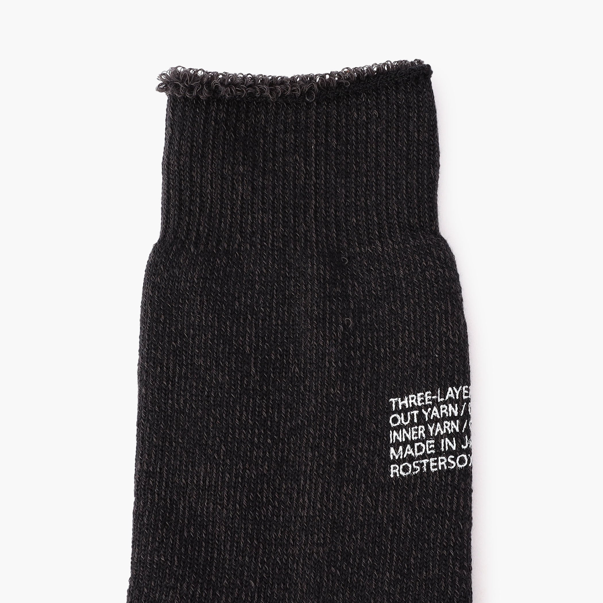 BR×ROSTER SOX HEEL LOGO 3 LAYERS SOCKS