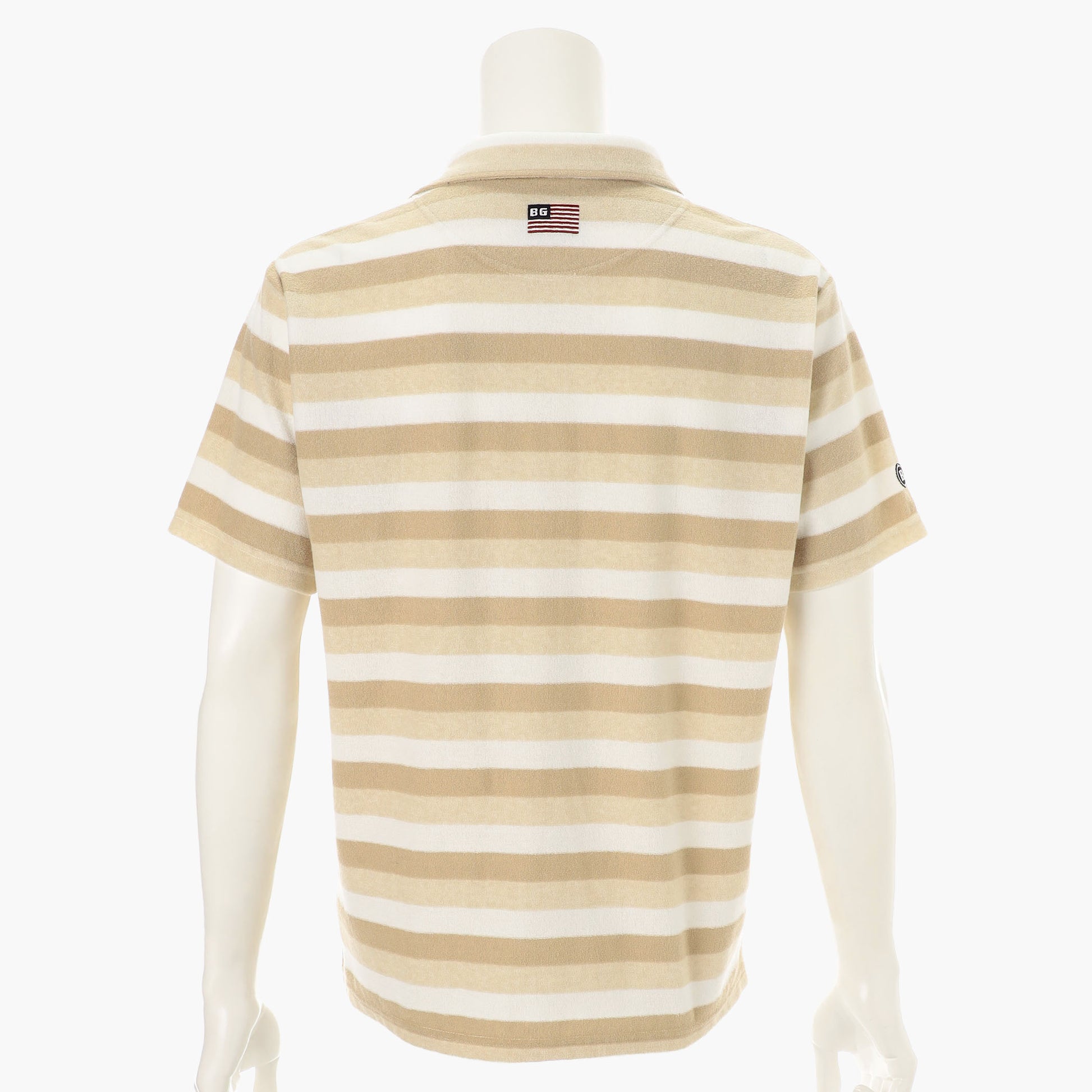 BRIEFING CR MS PILE STRIPE SKIPPER SHIRT RF, Apparels, Golf