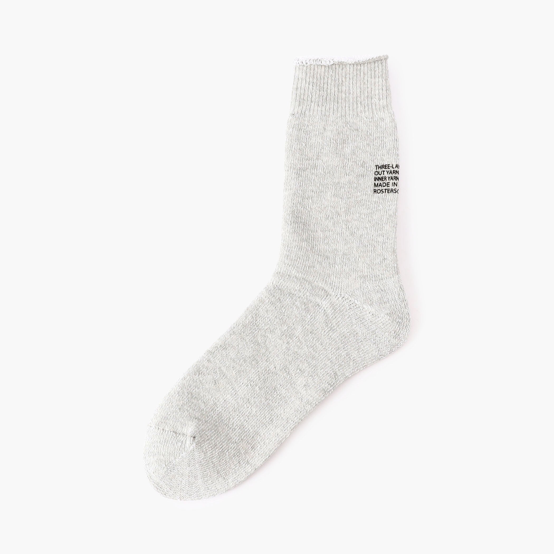 BR×ROSTER SOX HEEL LOGO 3 LAYERS SOCKS