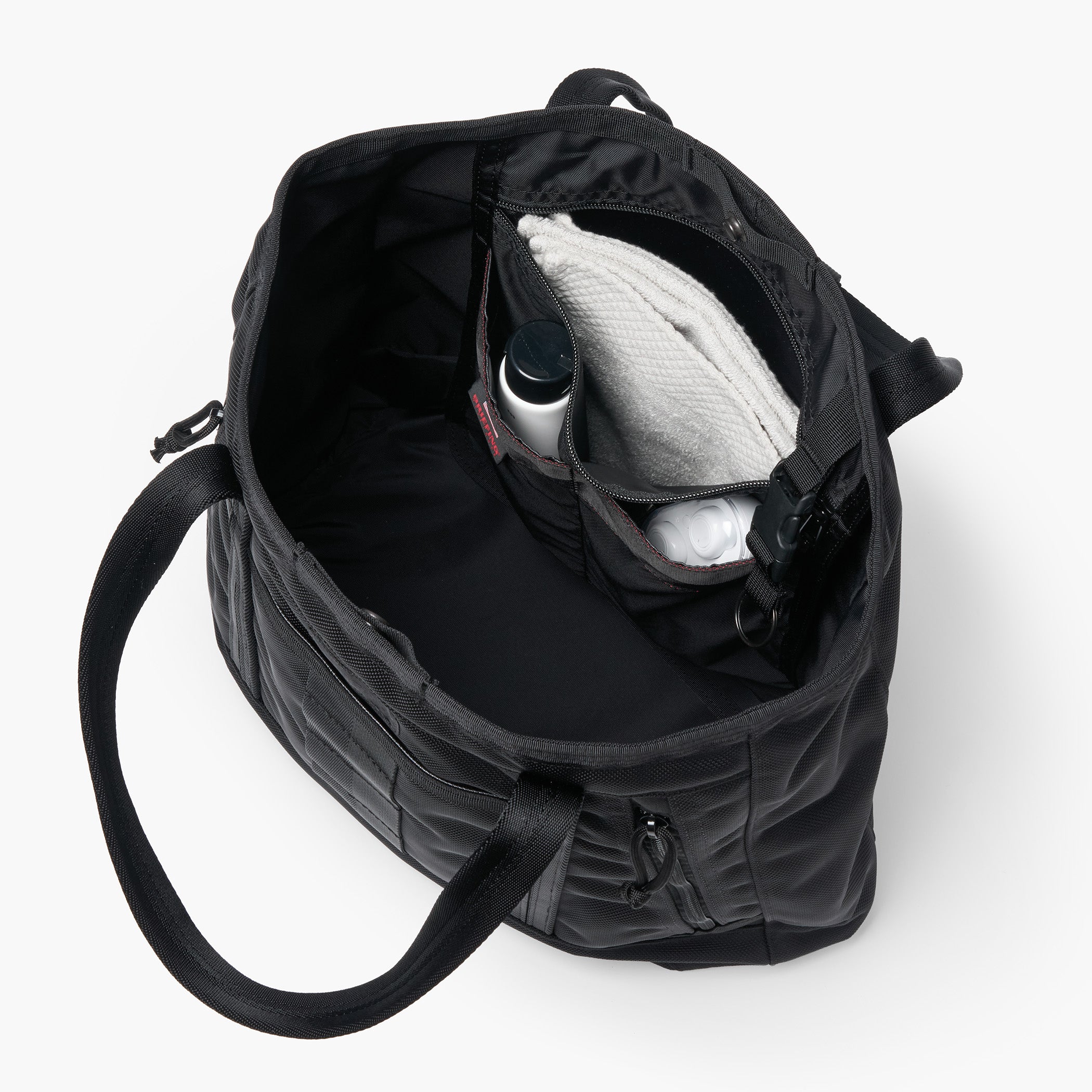 バッグ BRIEFING DELTA MASTER TOTE M BLACK DELTA MASTER TOTE TALL SQD Ballistic Nylon Vertical Tote