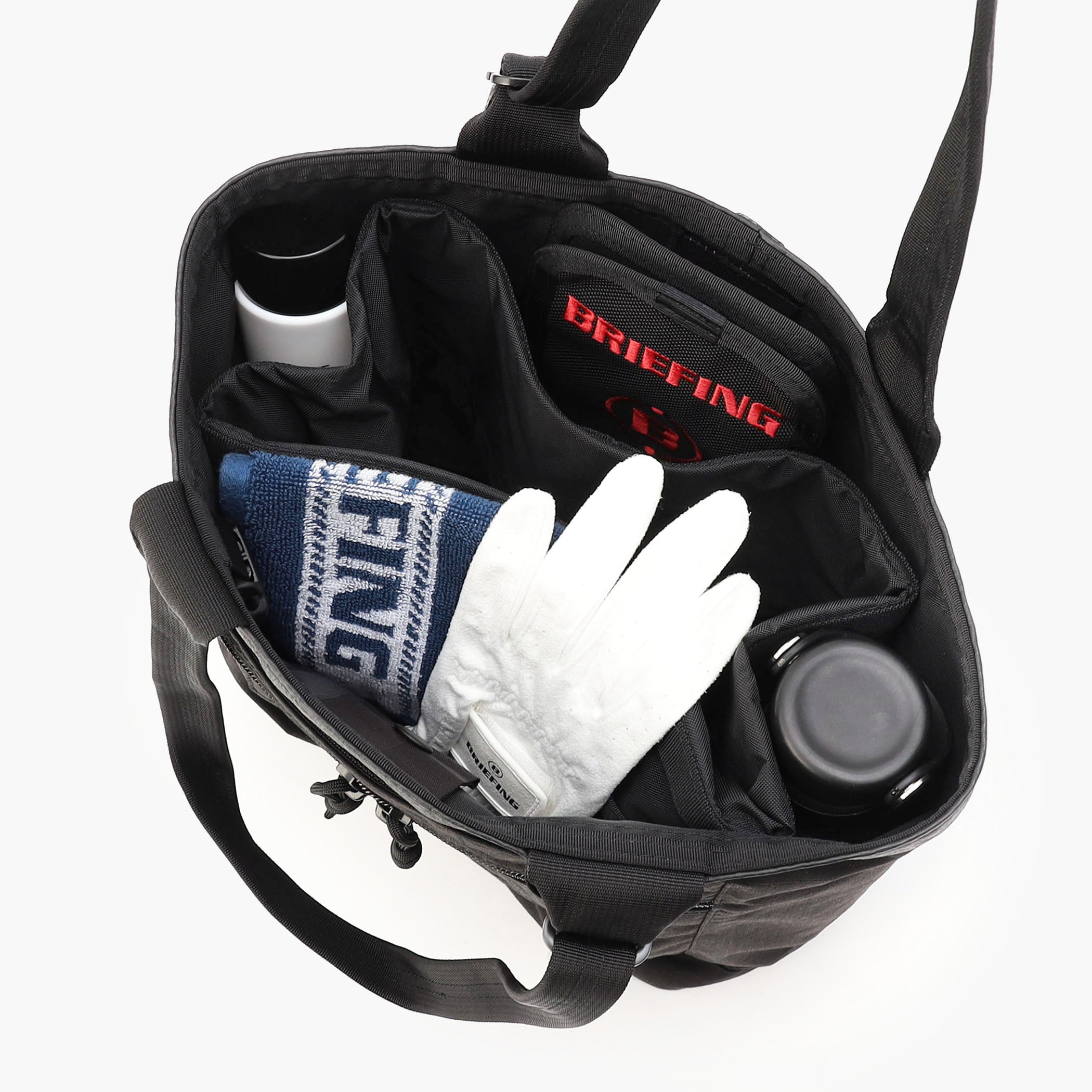 CART TOTE TALL DL Cordura Truelock Golf Tote Bag - BRIEFING