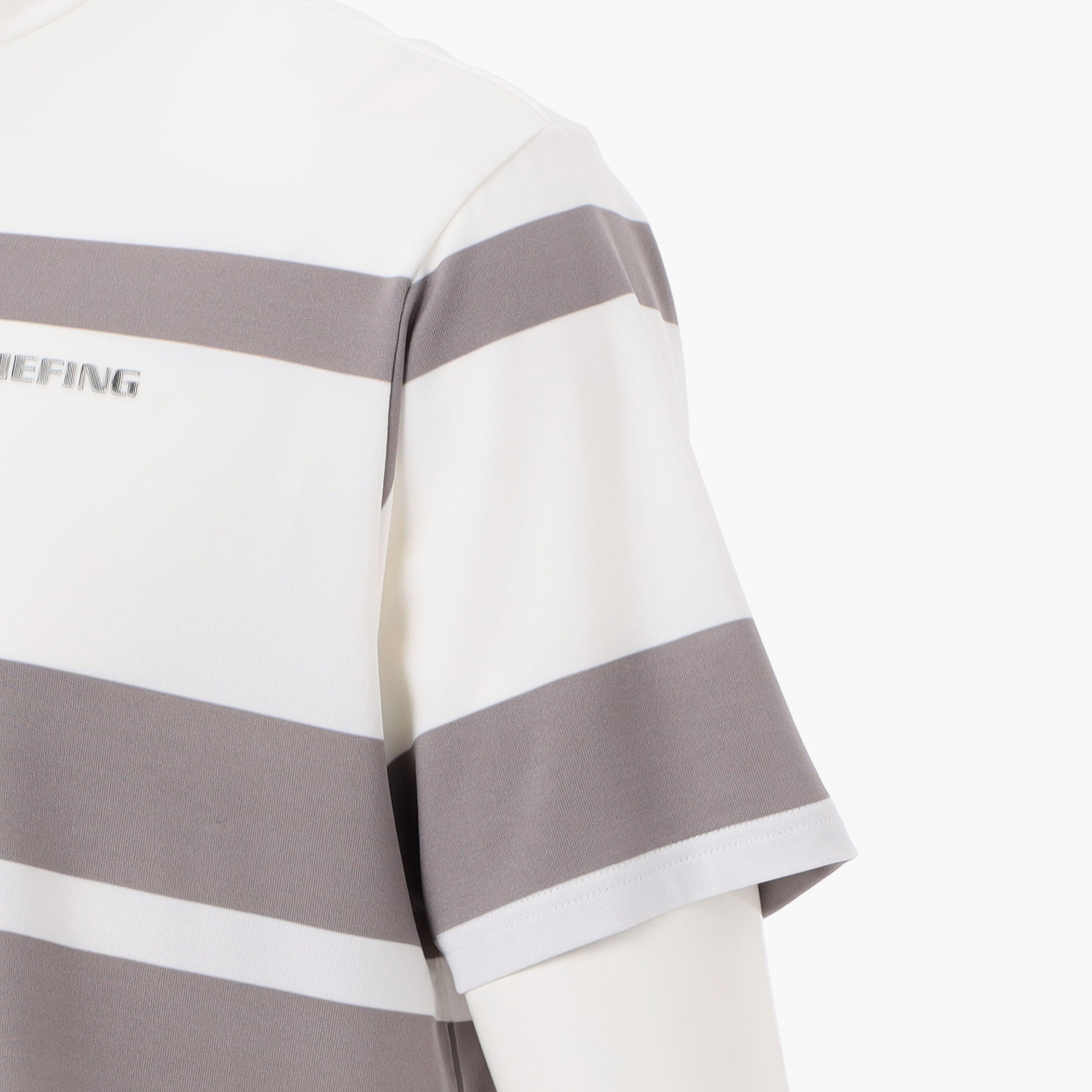 MEN’S PANEL STRIPE HIGHNECK