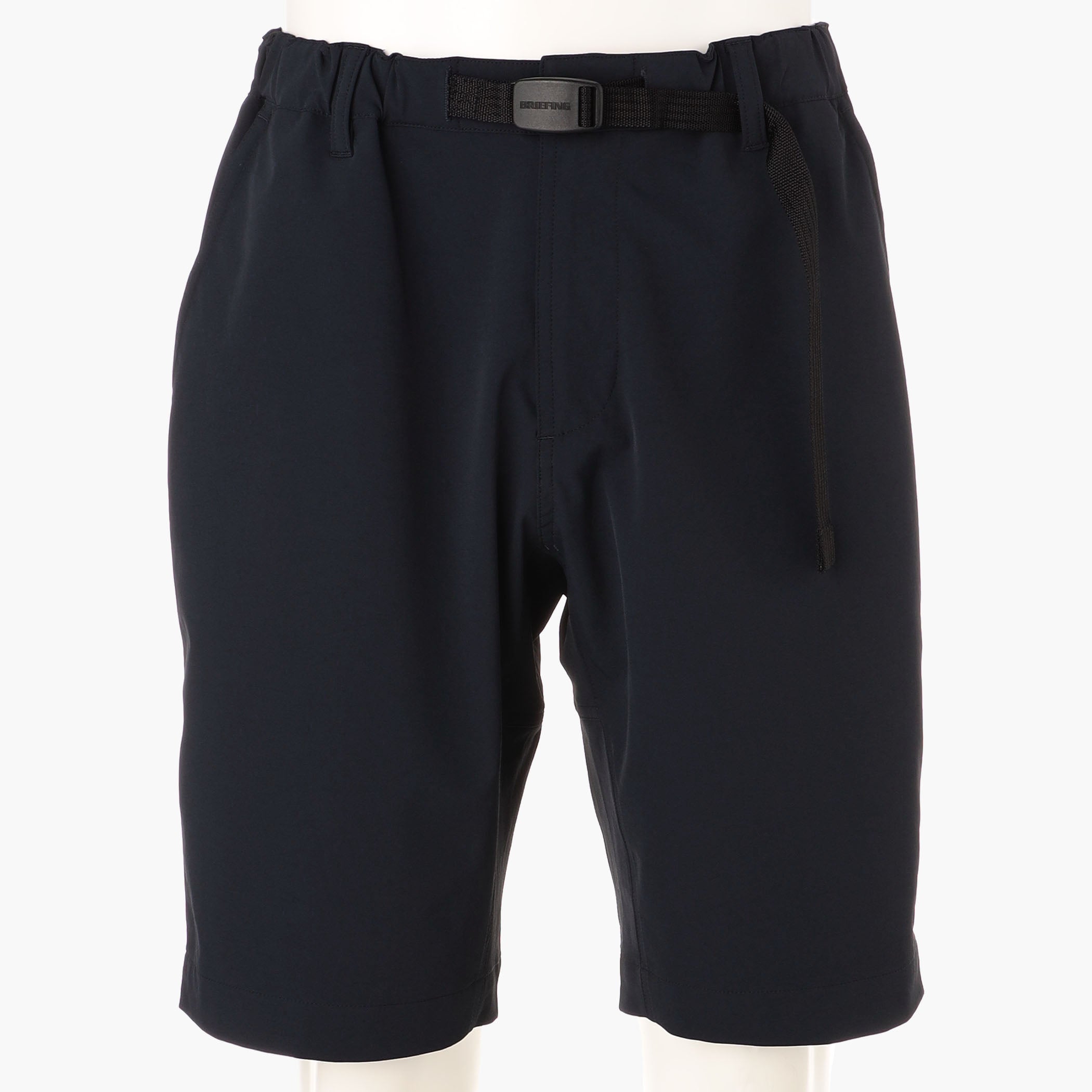 REF MEN’S STRETCH BELTED WIDE SHORT PANTS