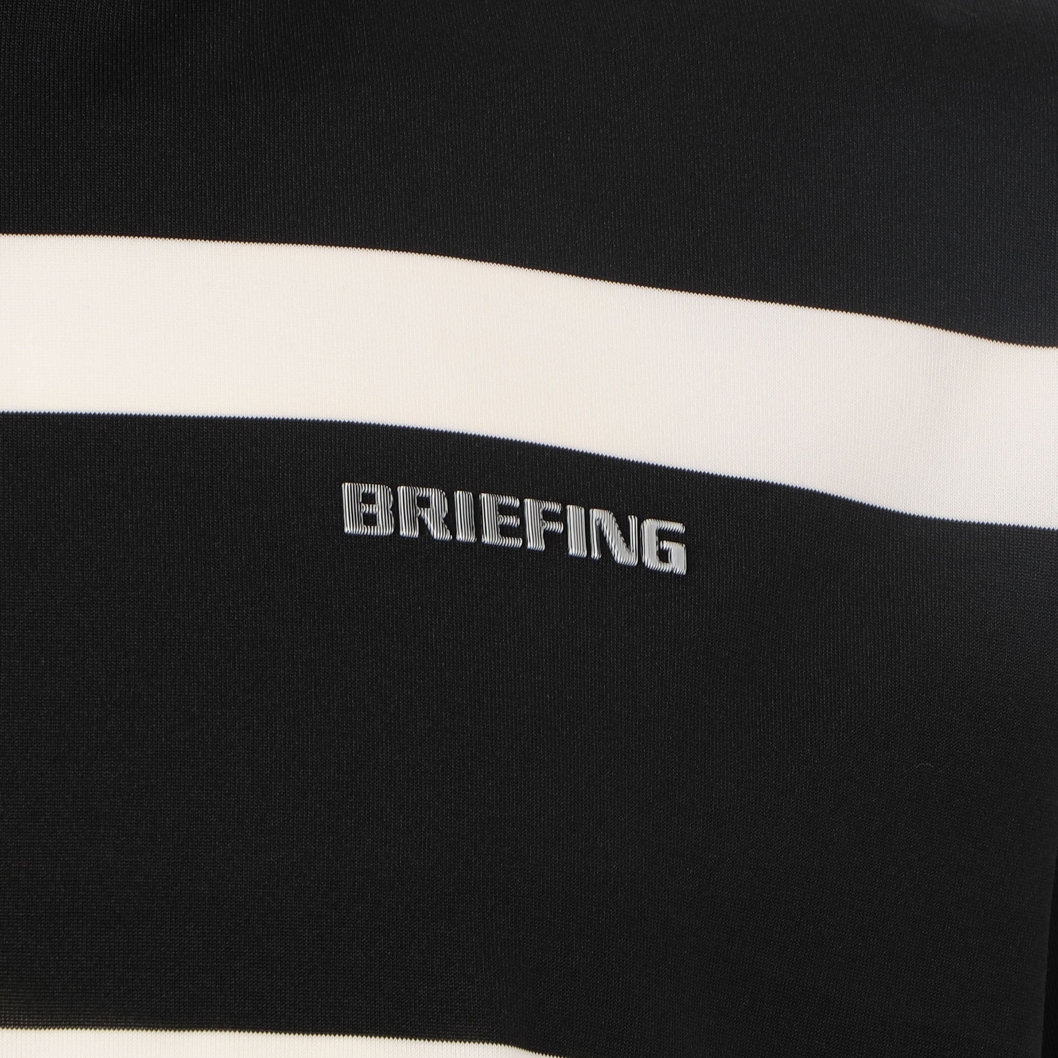 MEN'S PANEL STRIPE HIGHNECK Stretch Golf Top - BRIEFING Official