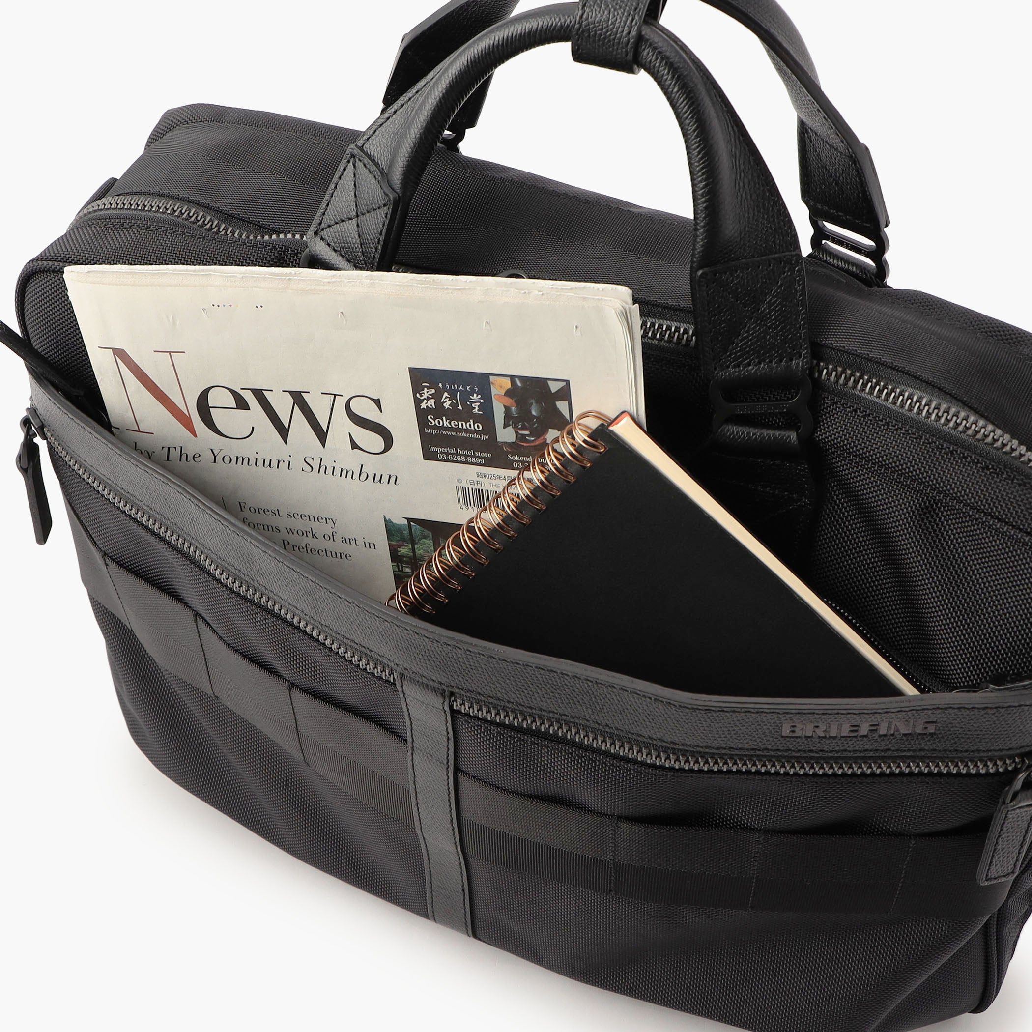 FUSION TRINITY LINER HD 3 Way Waterproof Leather Business Bag